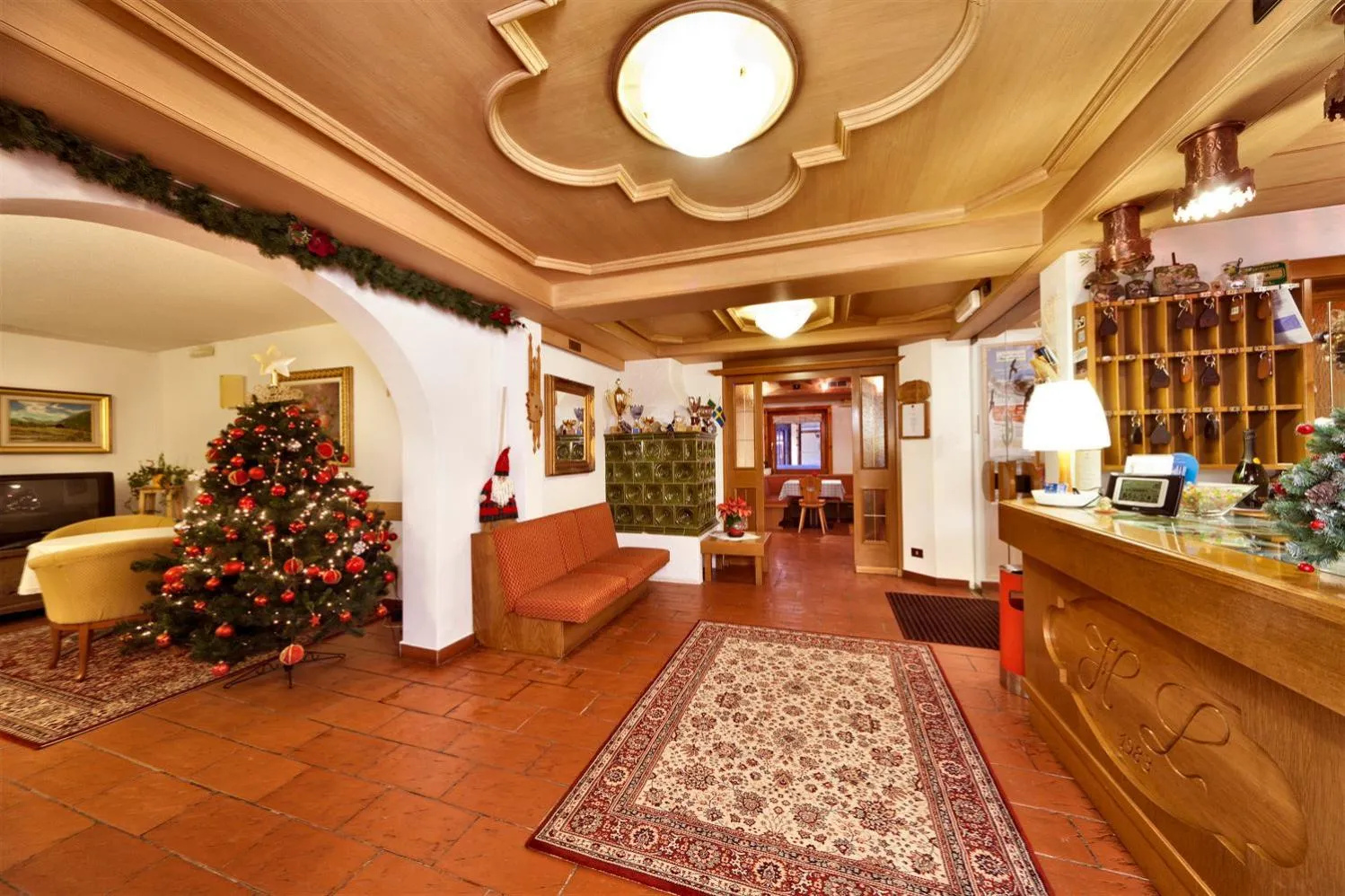 Lobby or reception in Hotel Livigno