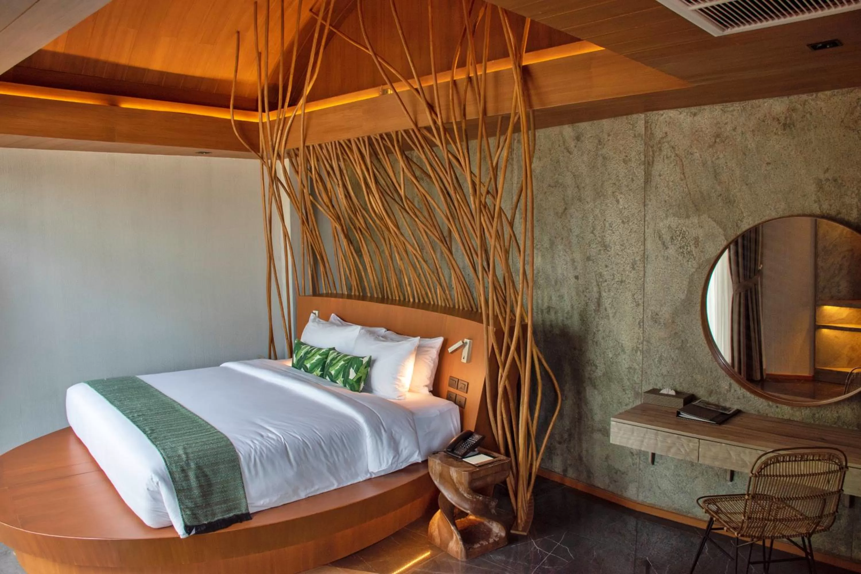 Bed in Kalima Resort and Villas Khao Lak