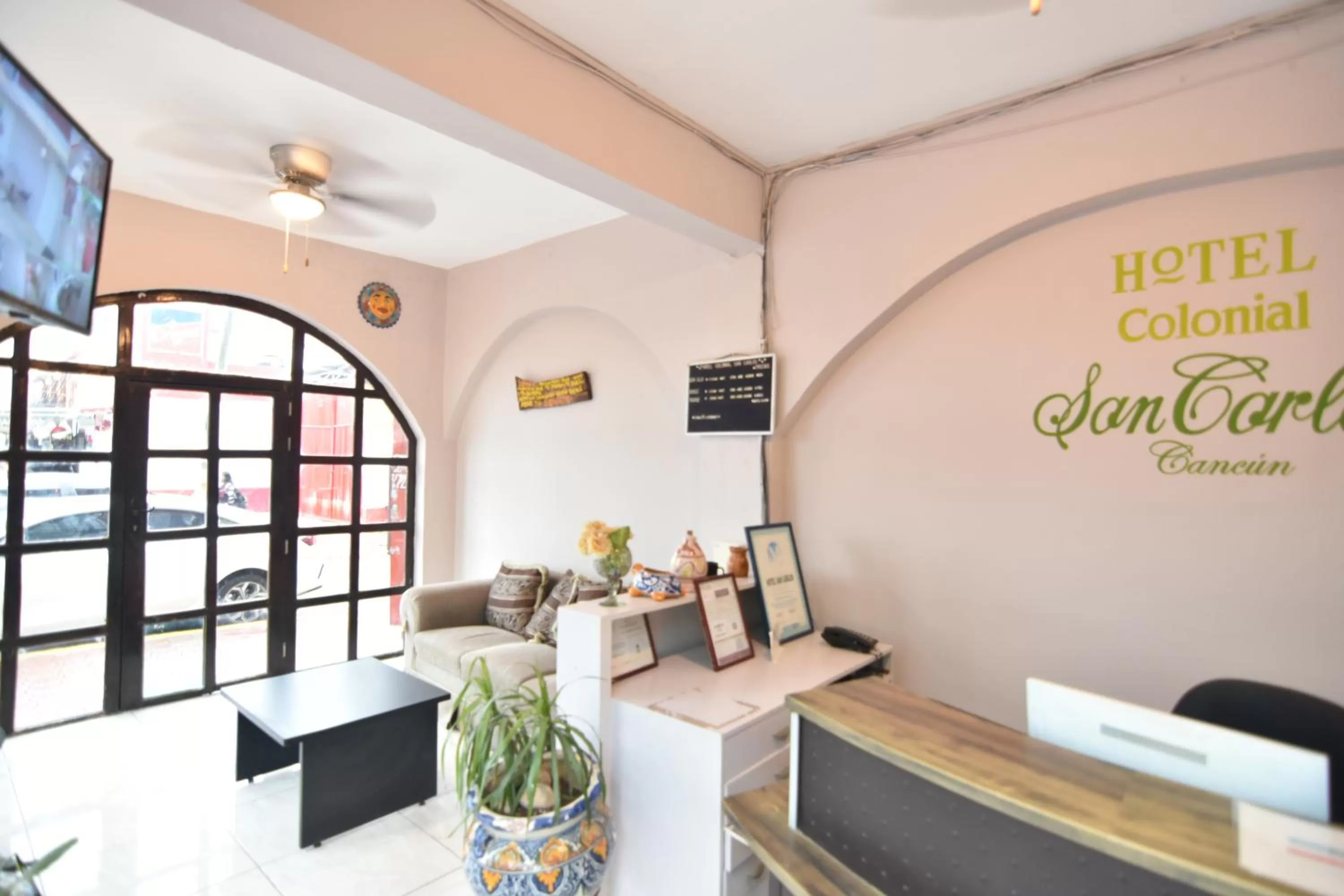 Lobby or reception in Hotel Colonial San Carlos Cancún Centro