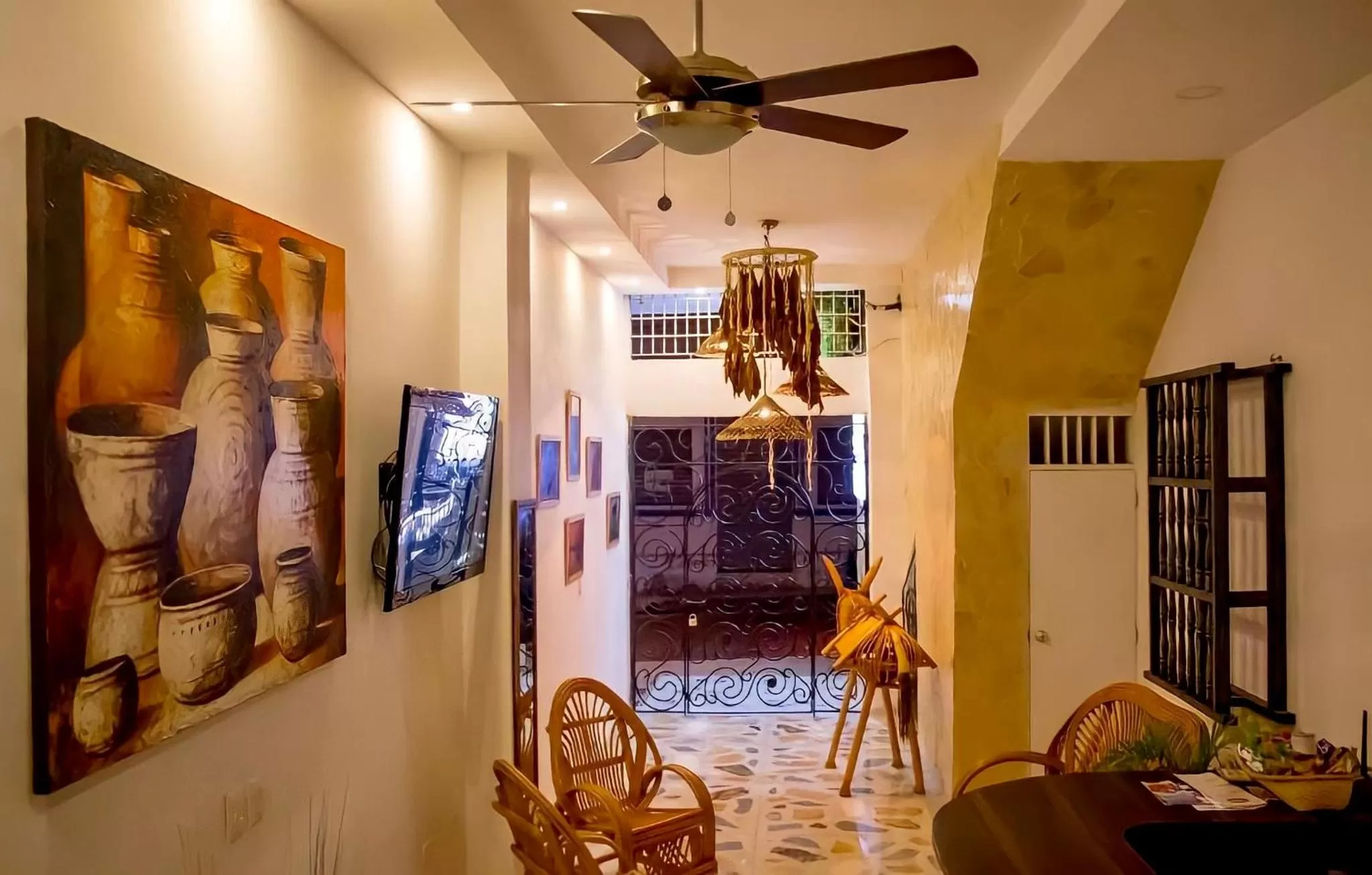 Living room in Hotel Iraka Zenu