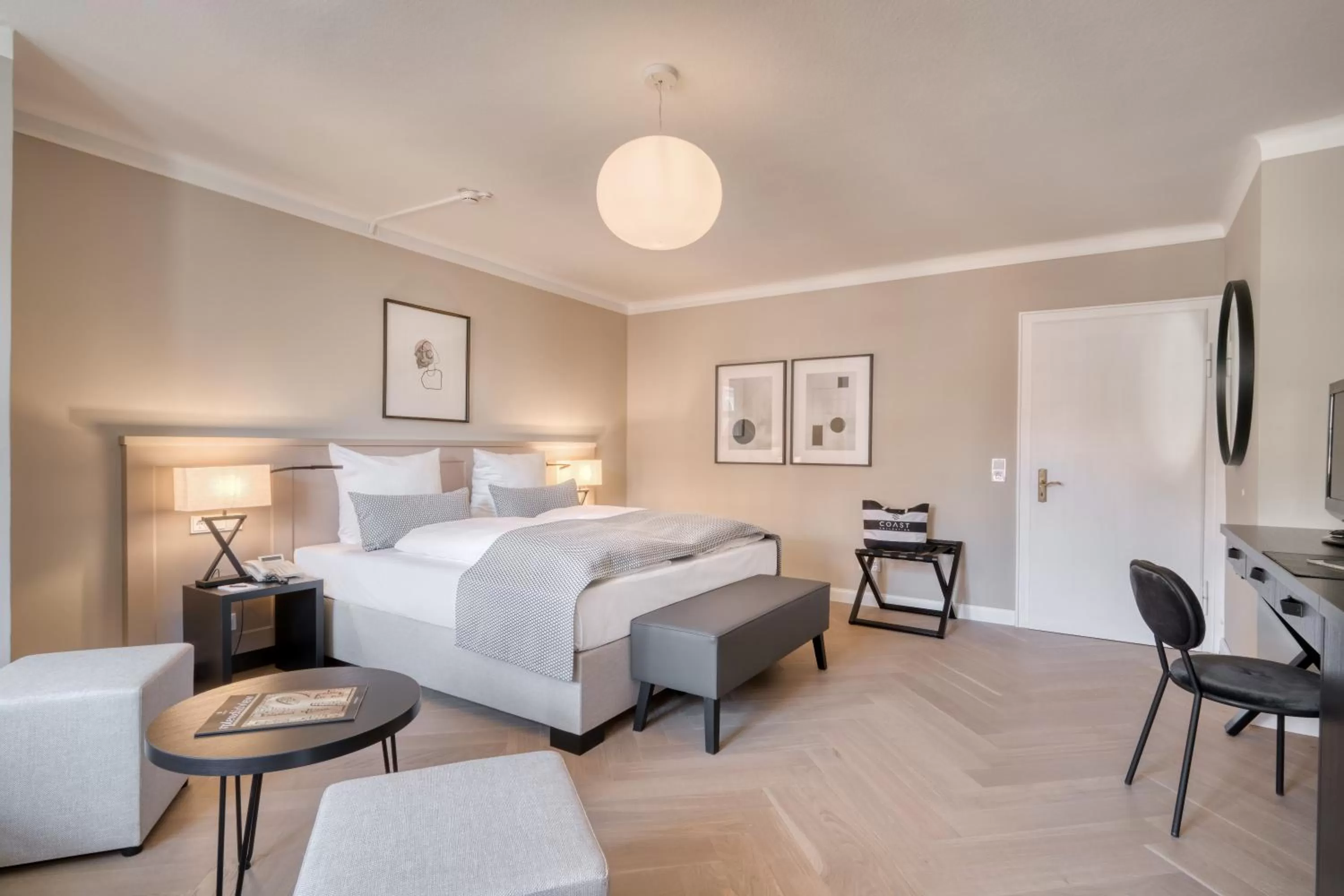 Bed in Hotel Eisenhut