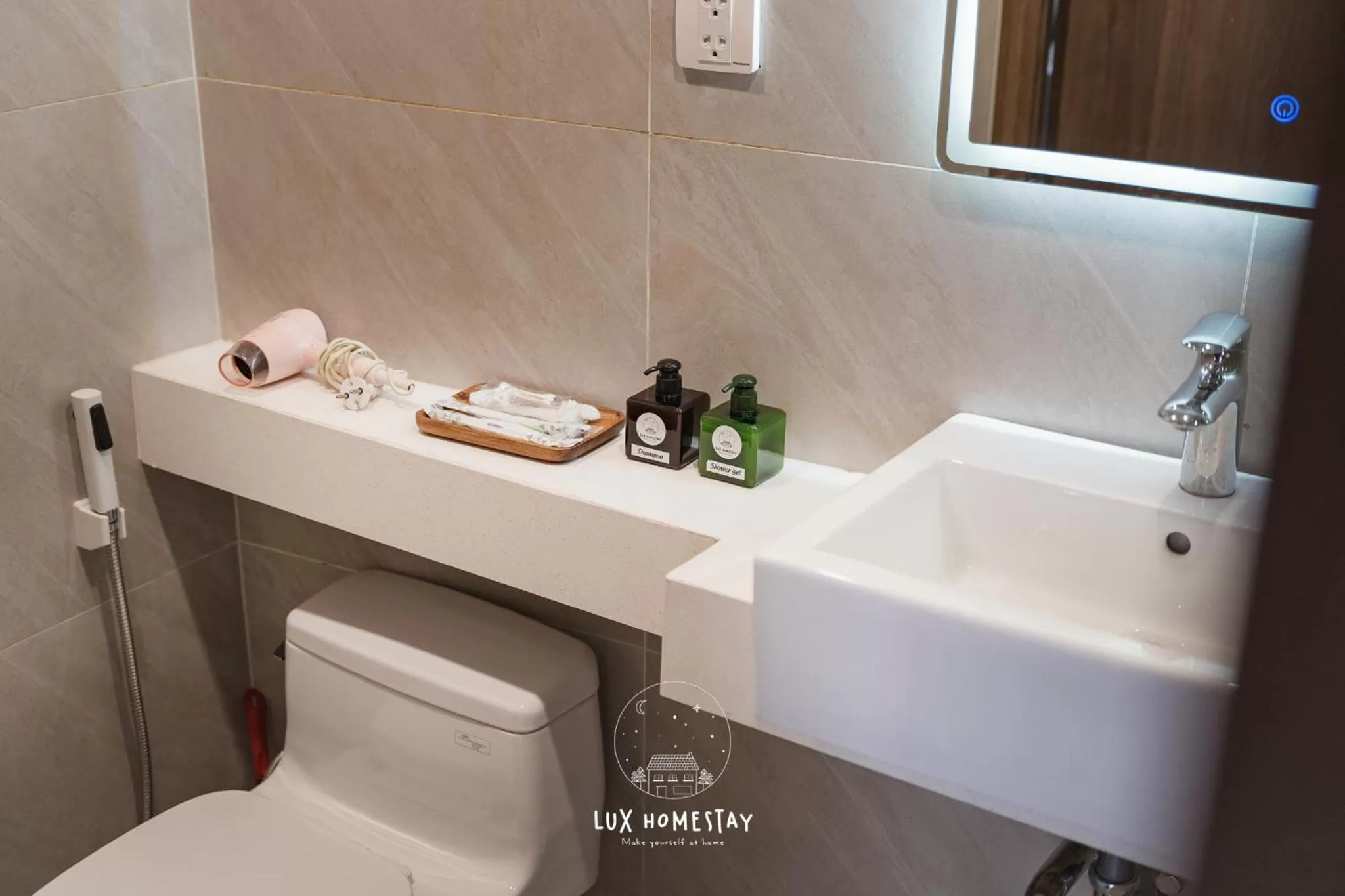 Bathroom in Lux Westlake Studio