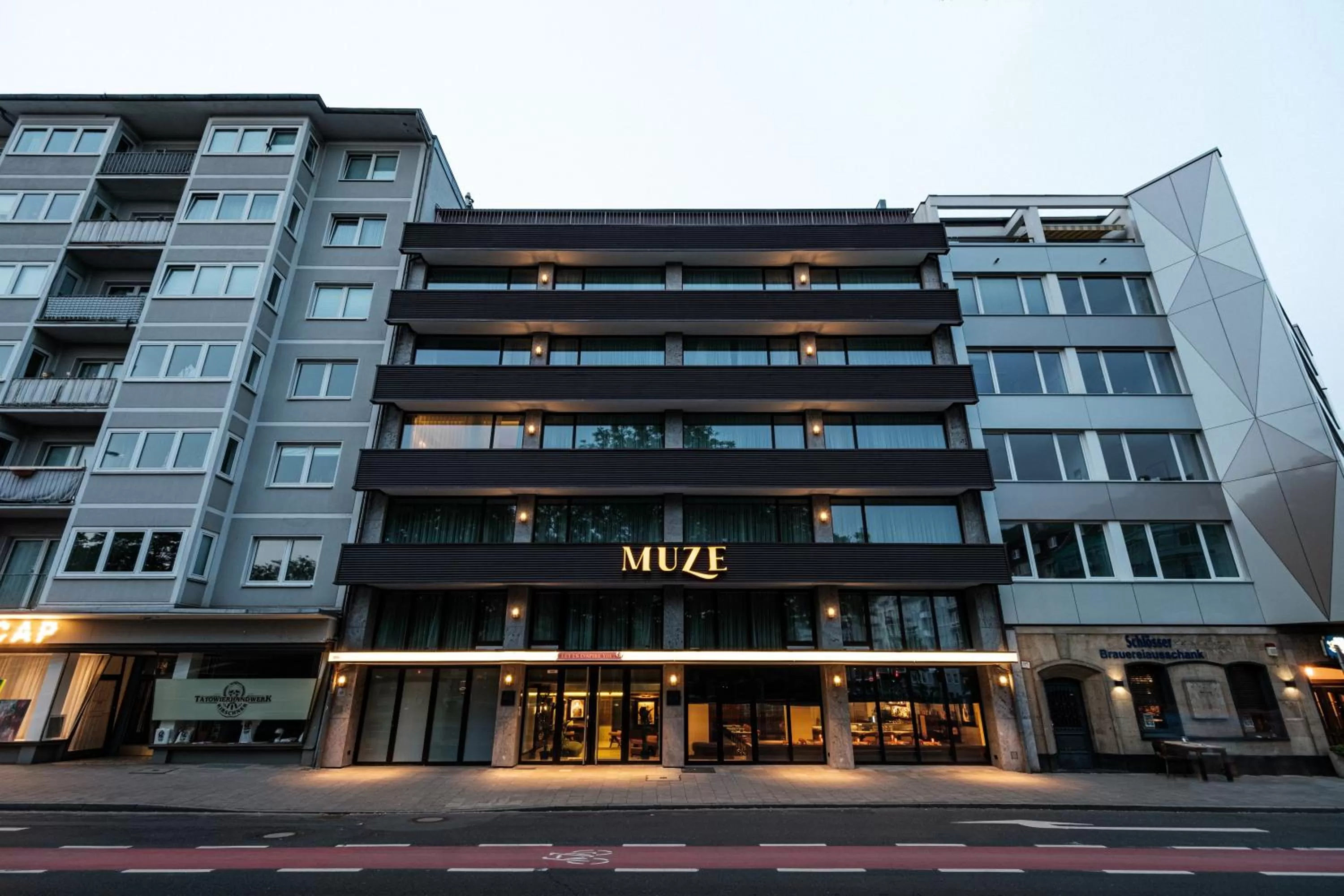Facade/entrance in MUZE Hotel Dusseldorf - Handwritten Collection