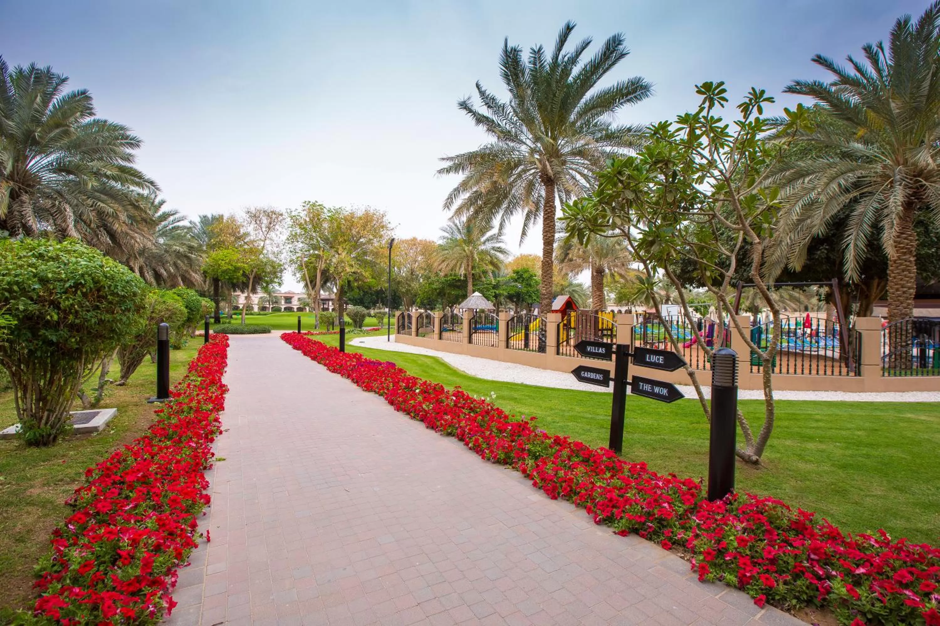 Facade/entrance in Danat Al Ain Resort