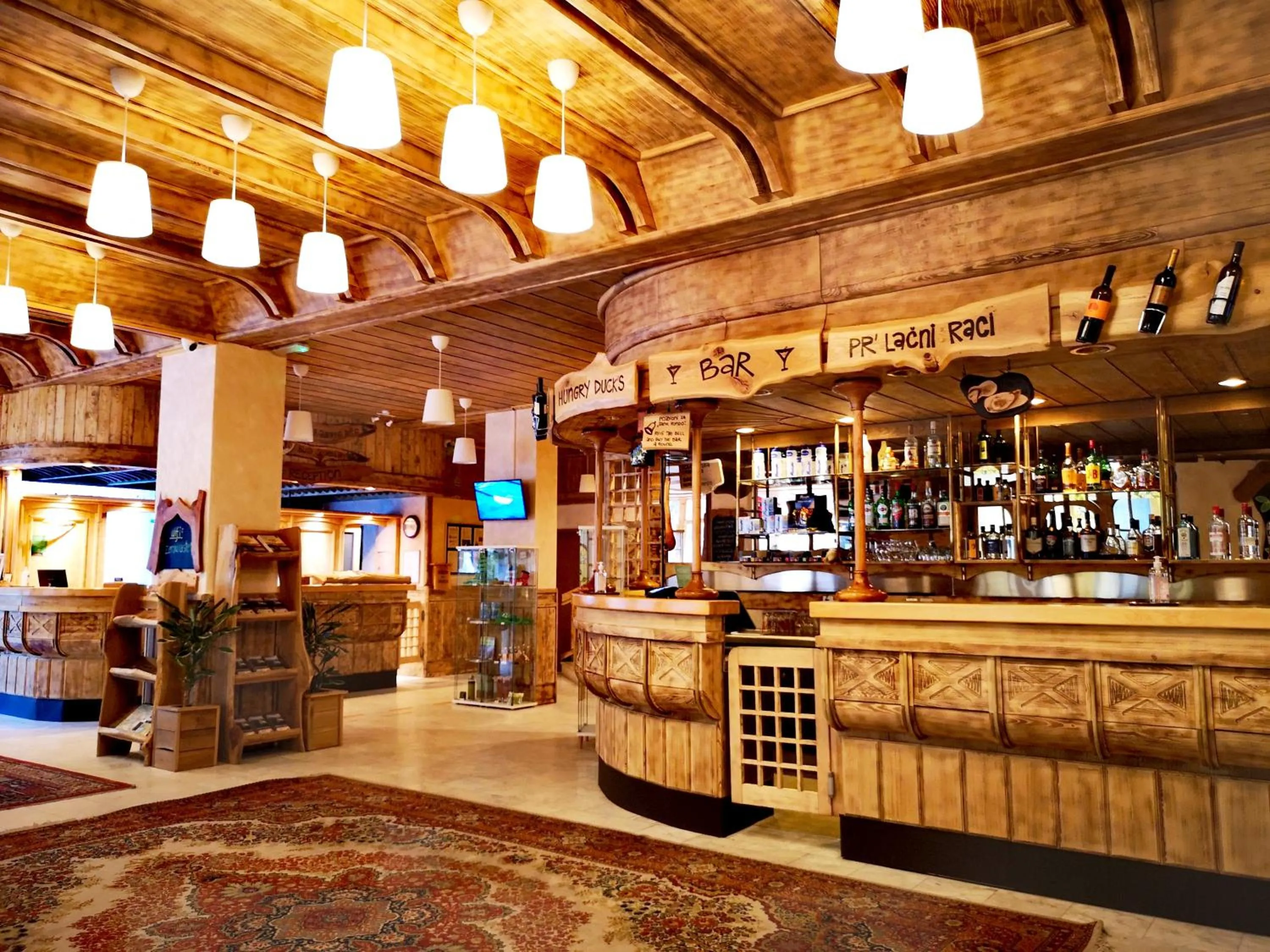 Lounge or bar in Ribno Alpine Hotel