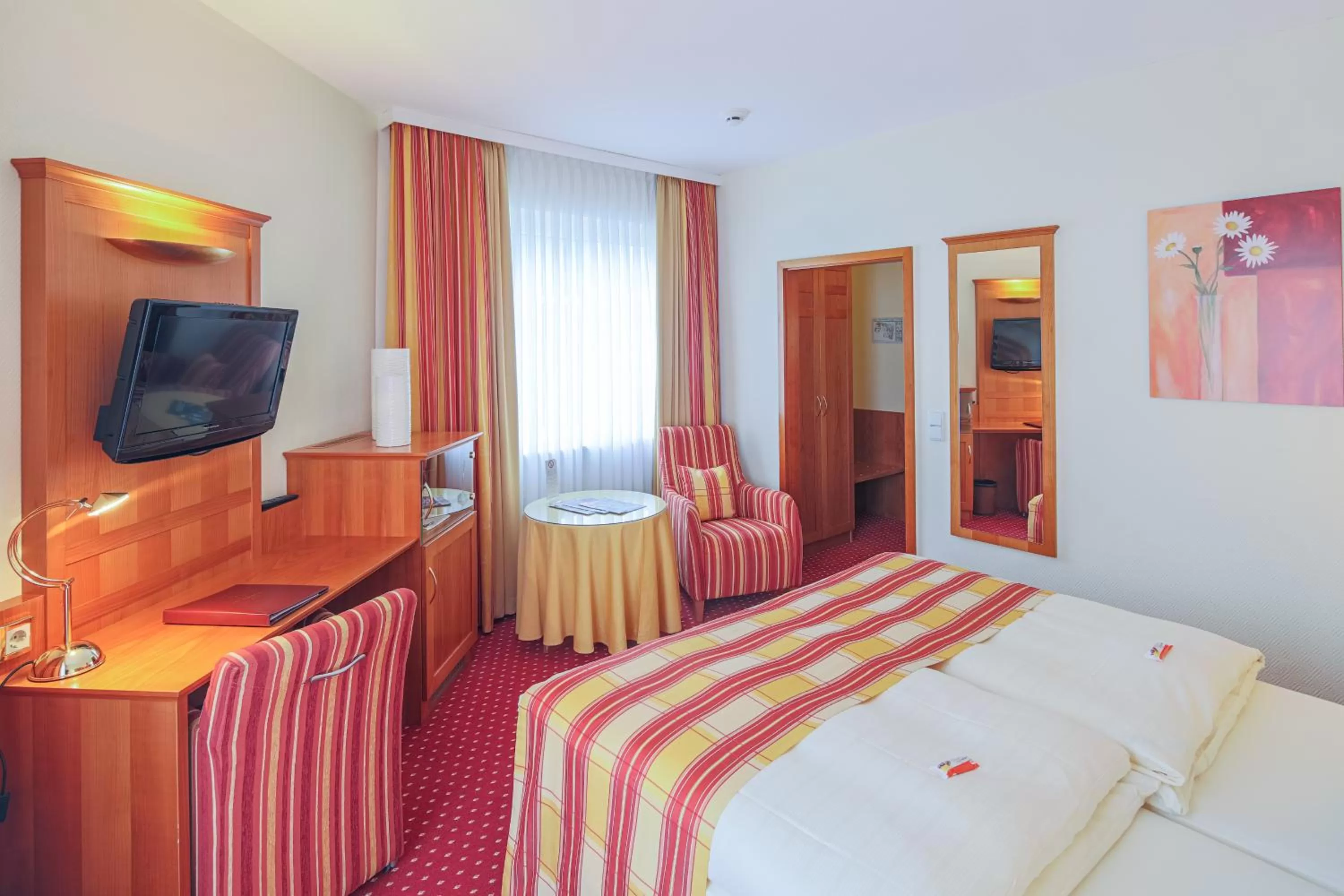 Bed in Hotel-Restaurant Kunz