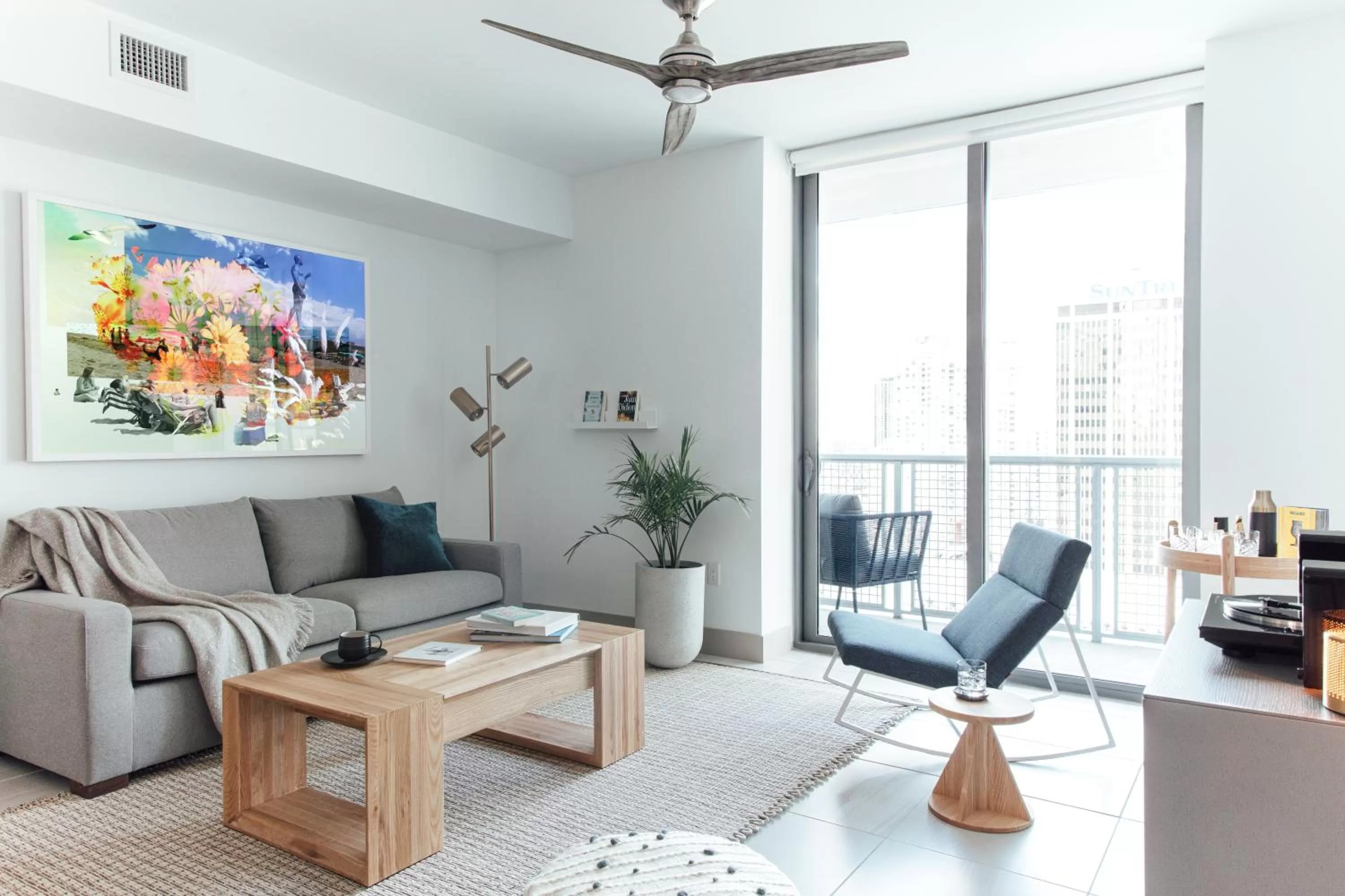 Living room in Mint House Miami - Downtown