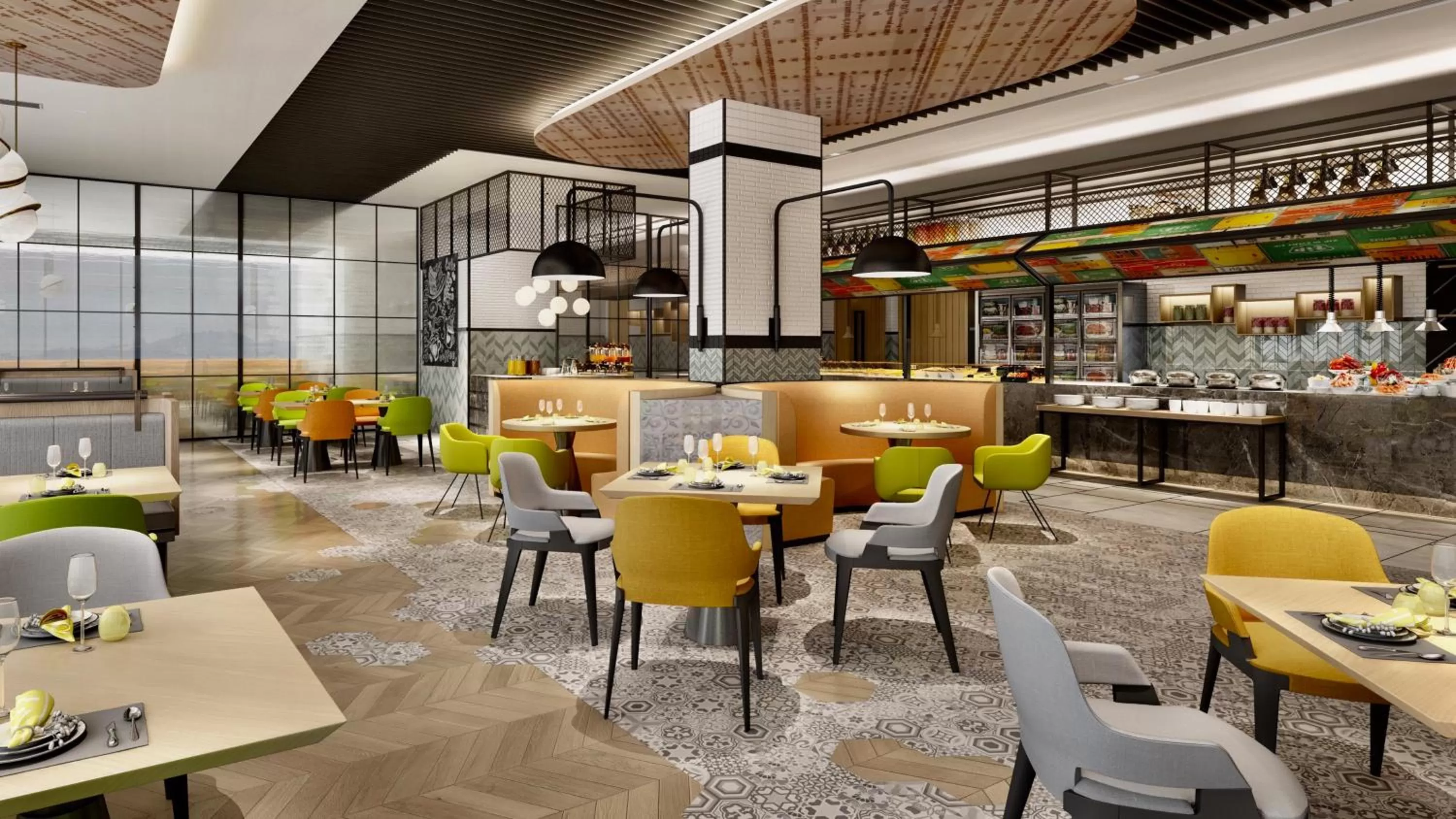 Restaurant/places to eat in Holiday Inn Guangzhou South Lake-an lHG Hotel