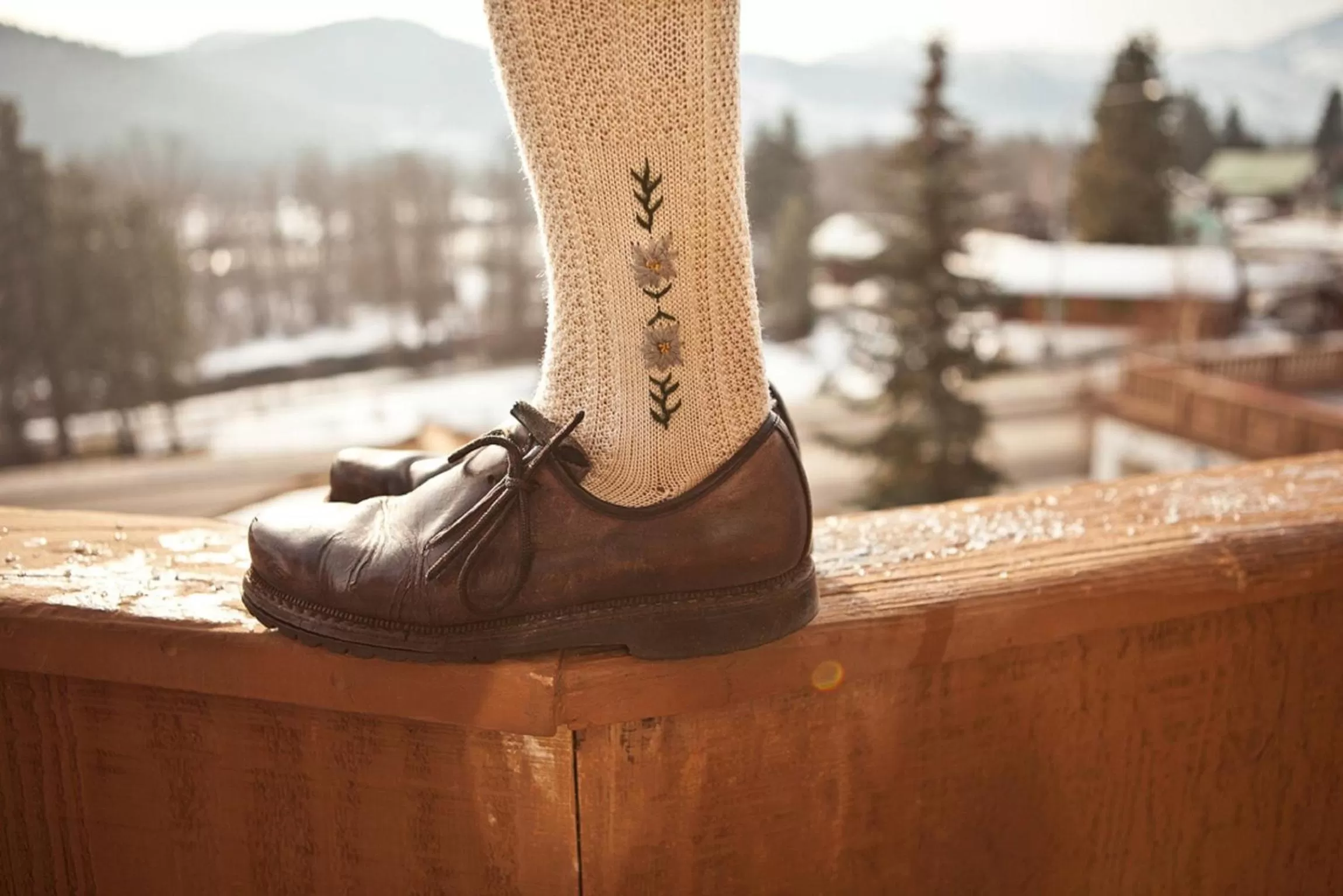 Decorative detail in Enzian Inn