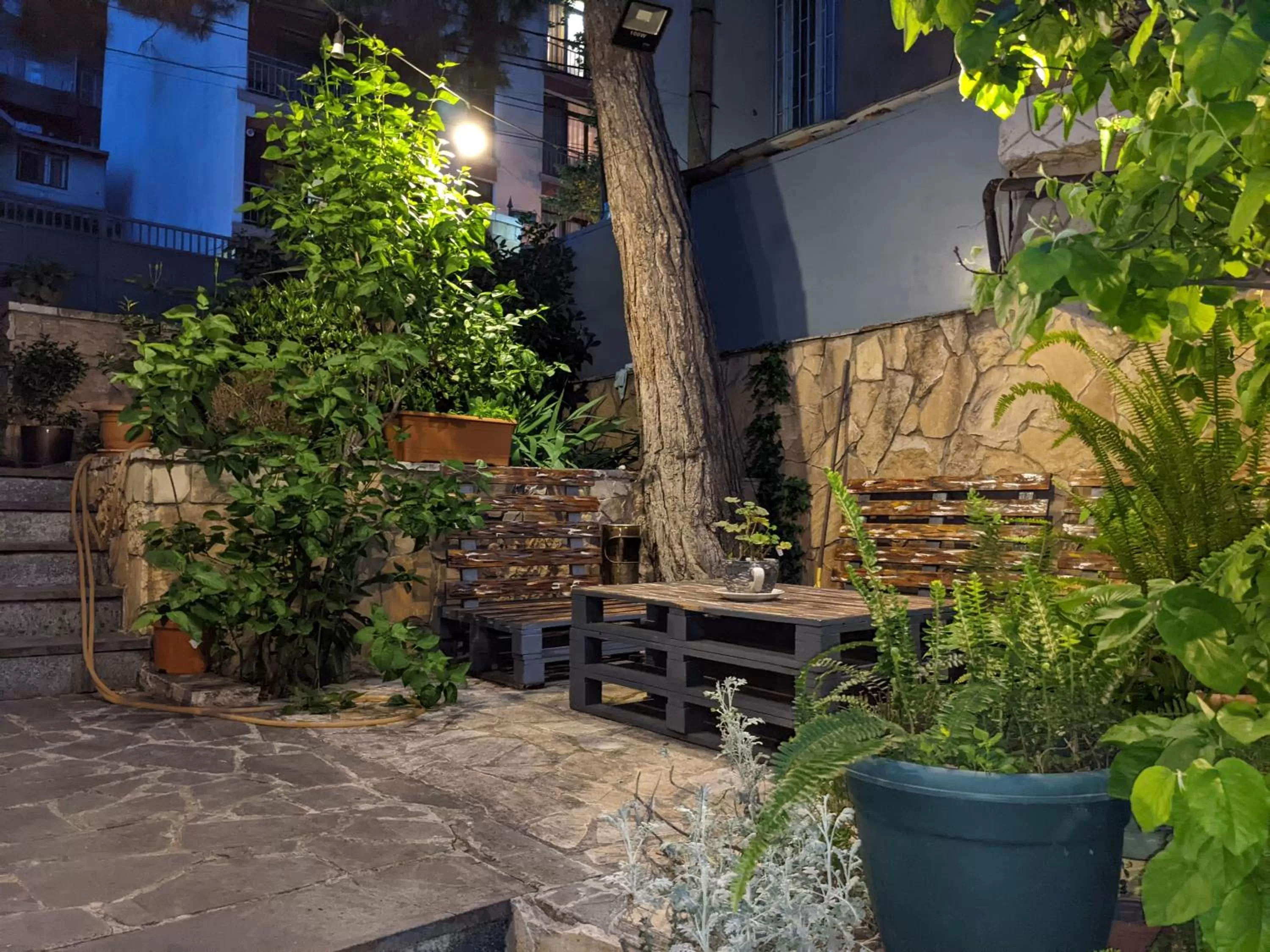 Garden view in Sani Hotel