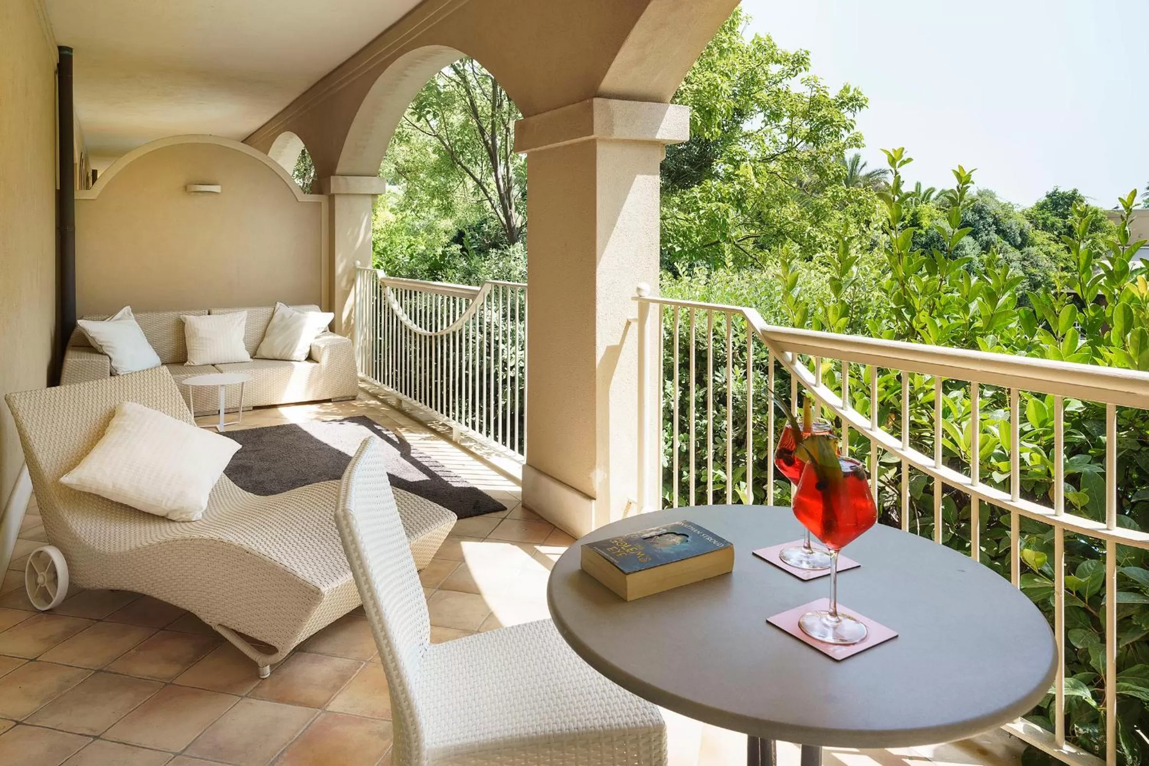 Patio in Romano Palace Luxury Hotel