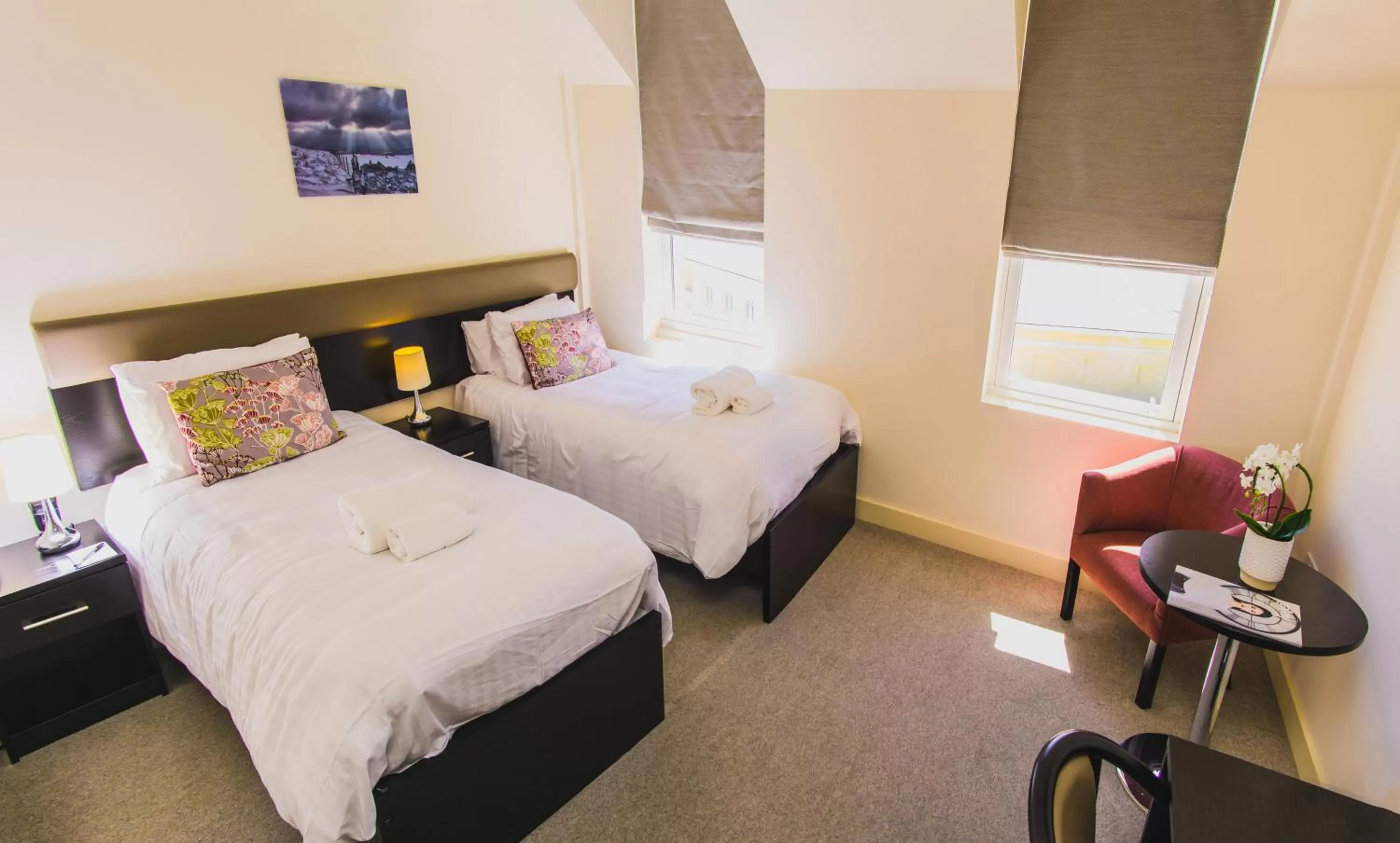 Sea view, Bed in Mannin Hotel