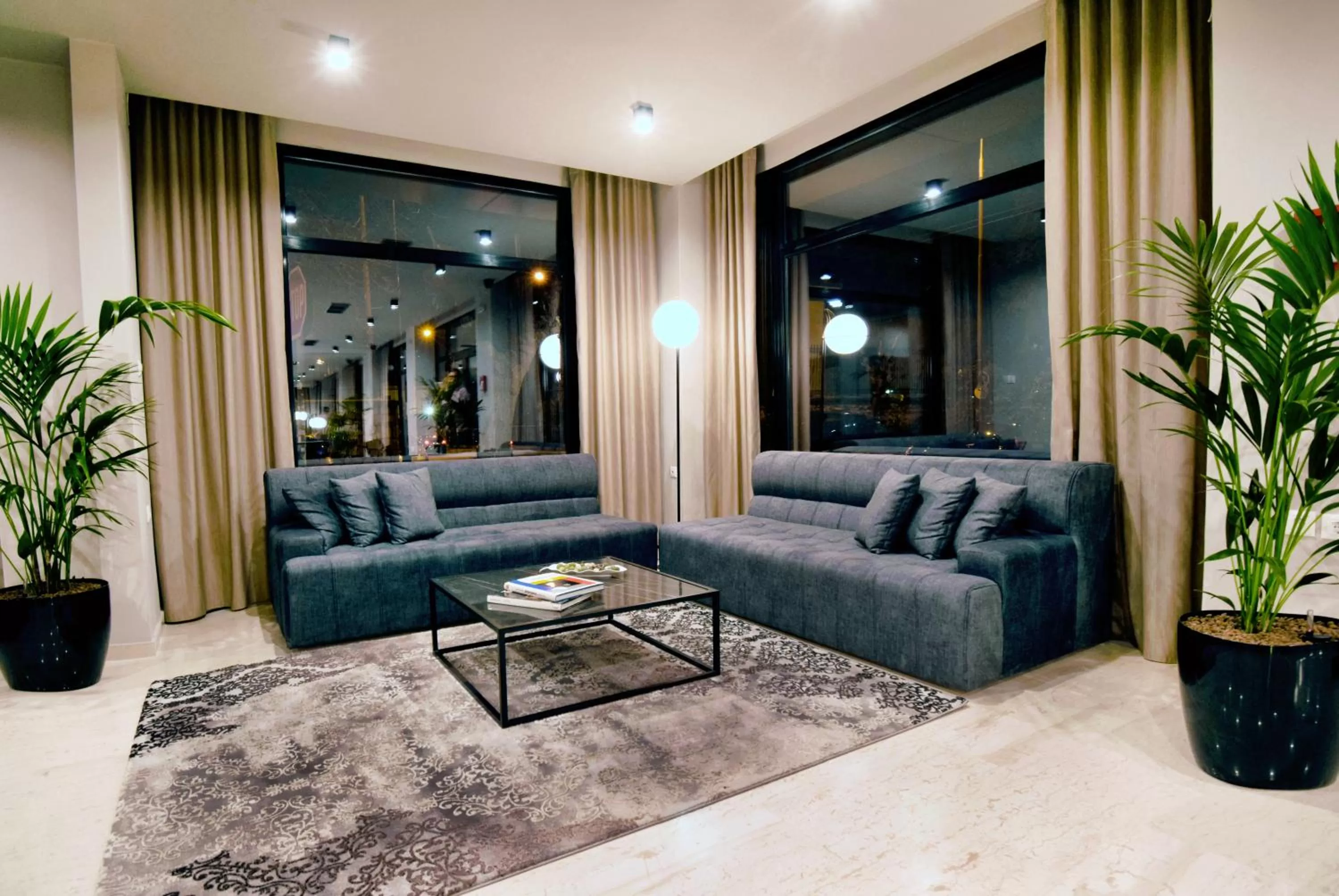 Living room in Athens Iris Hotel