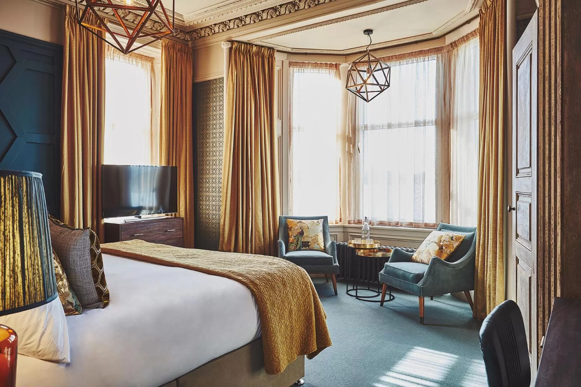 Decorative detail, Bed in No.26 By The Sea