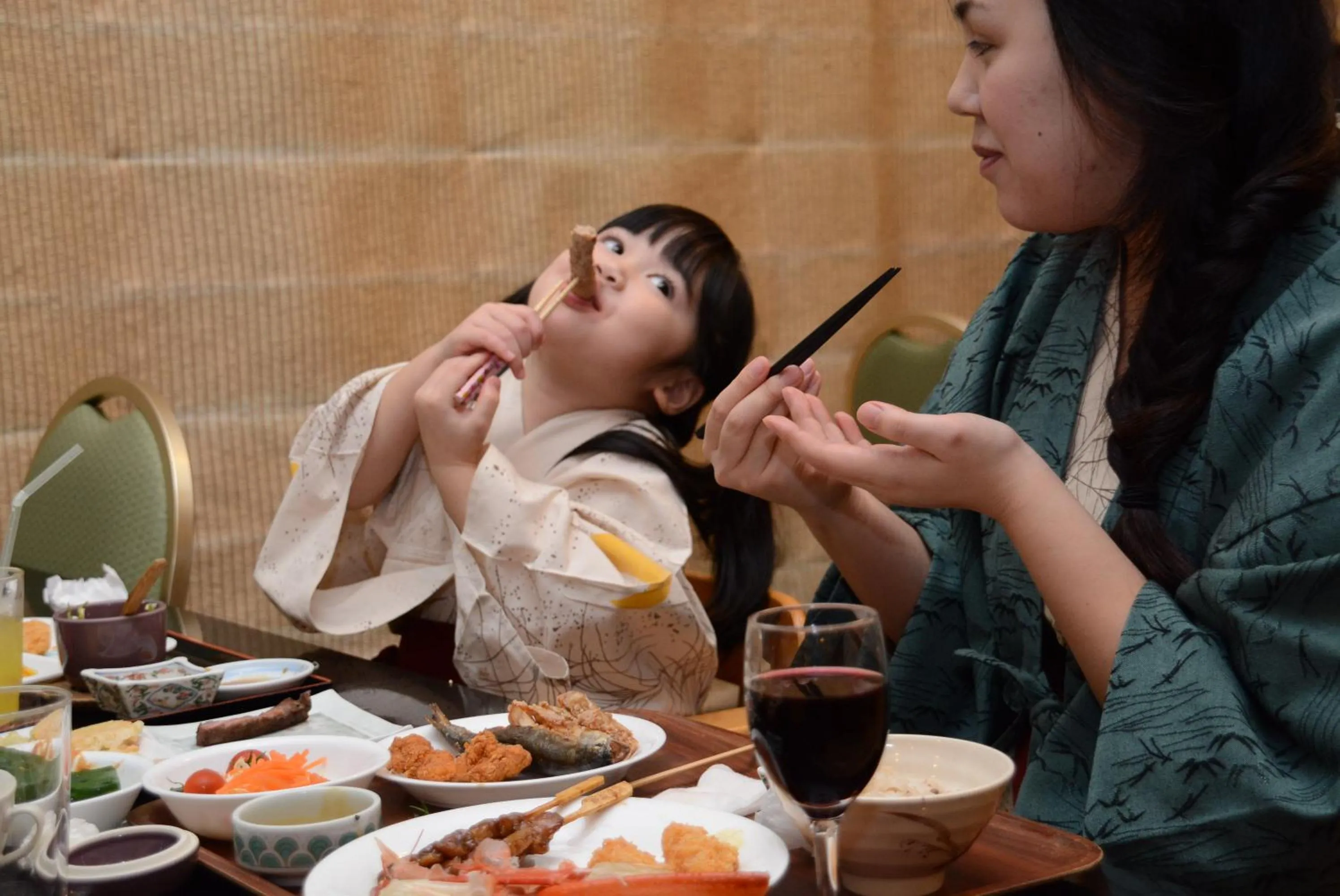 Food and drinks in Kurobe Kanko Hotel