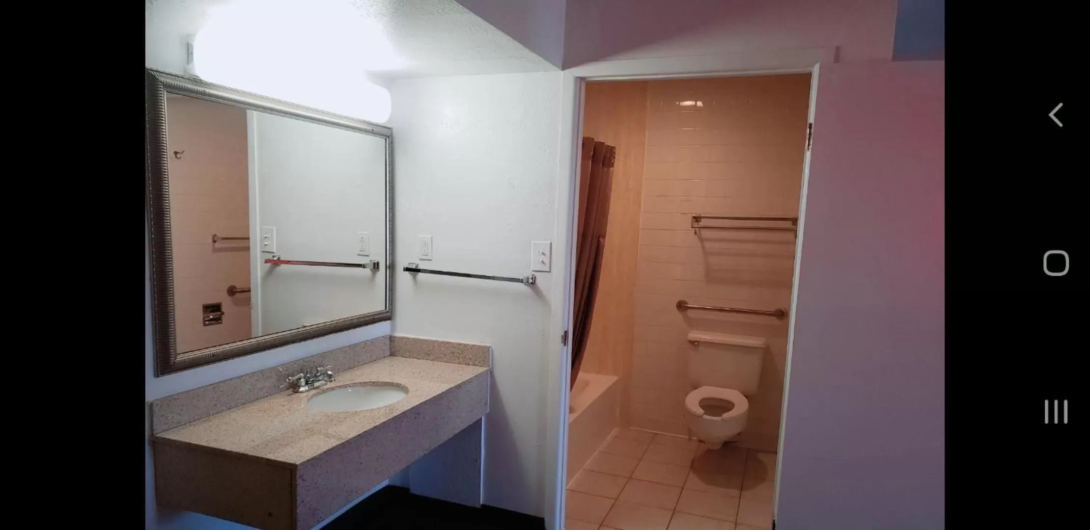 Bathroom in Motel 6-Canon City, CO 719-458-1216