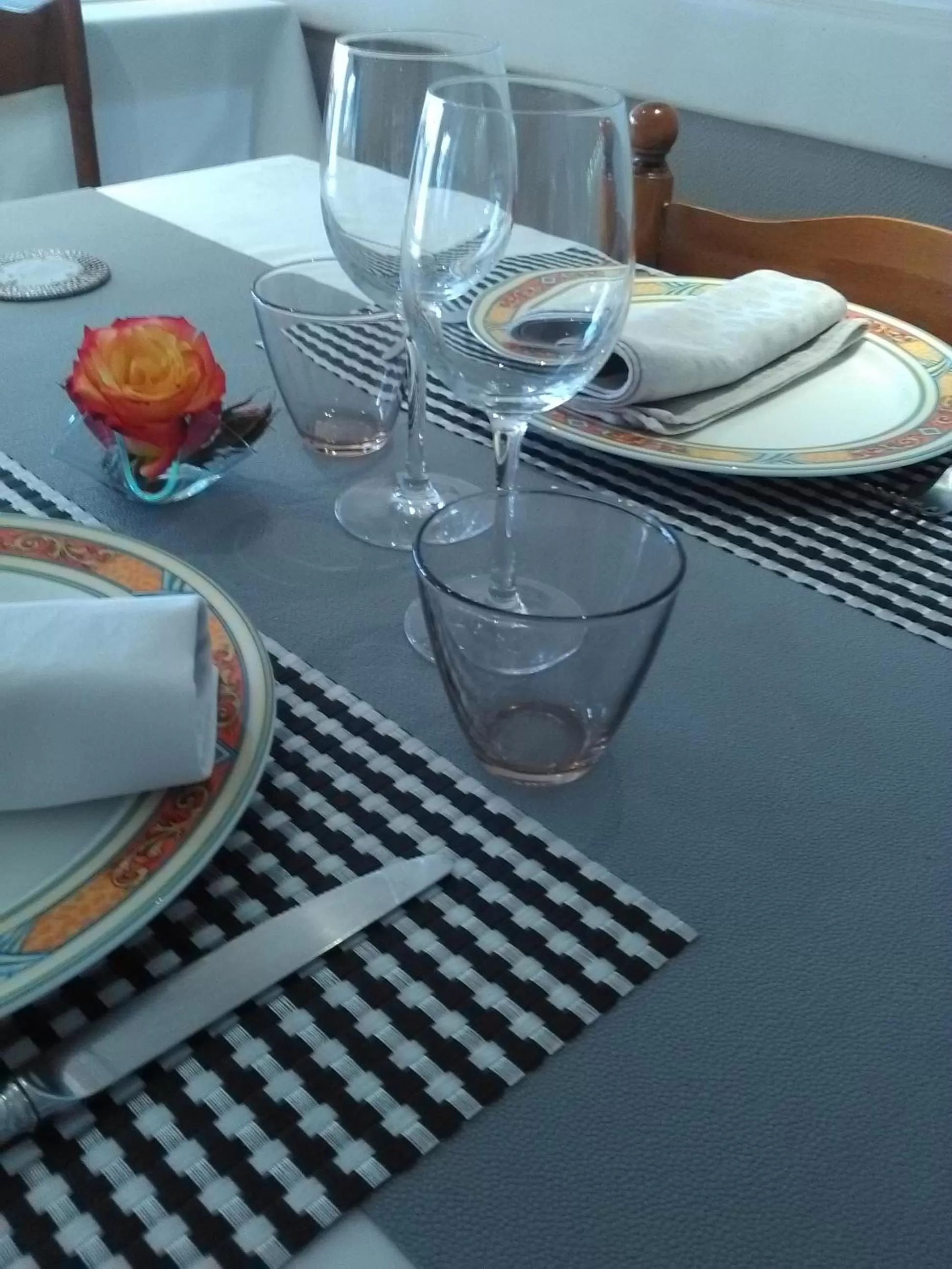 Decorative detail in Logis Hotel L'ange Couronne