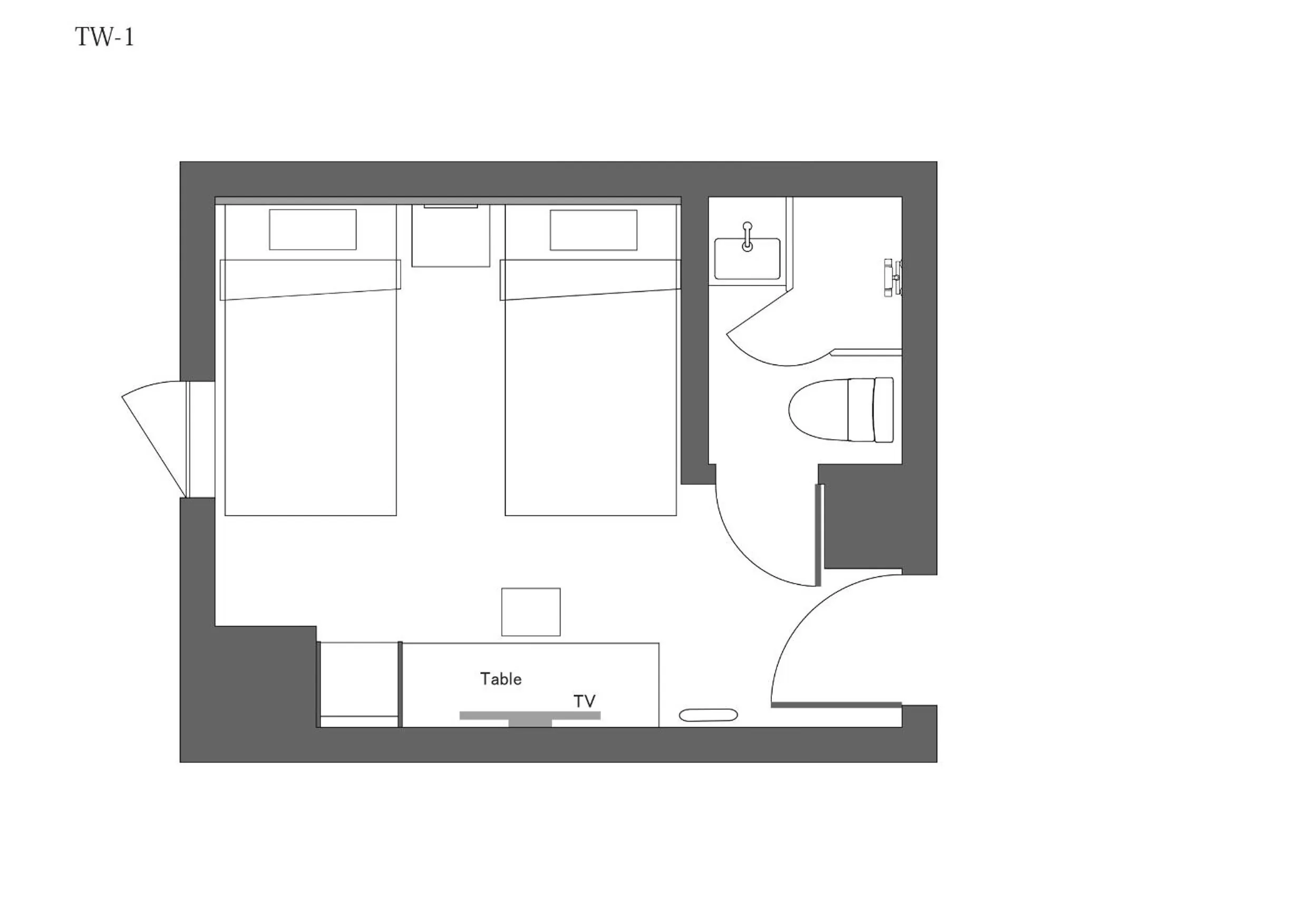 Floor plan in hotel H2 TRIP&BUSINESS NAGASAKI