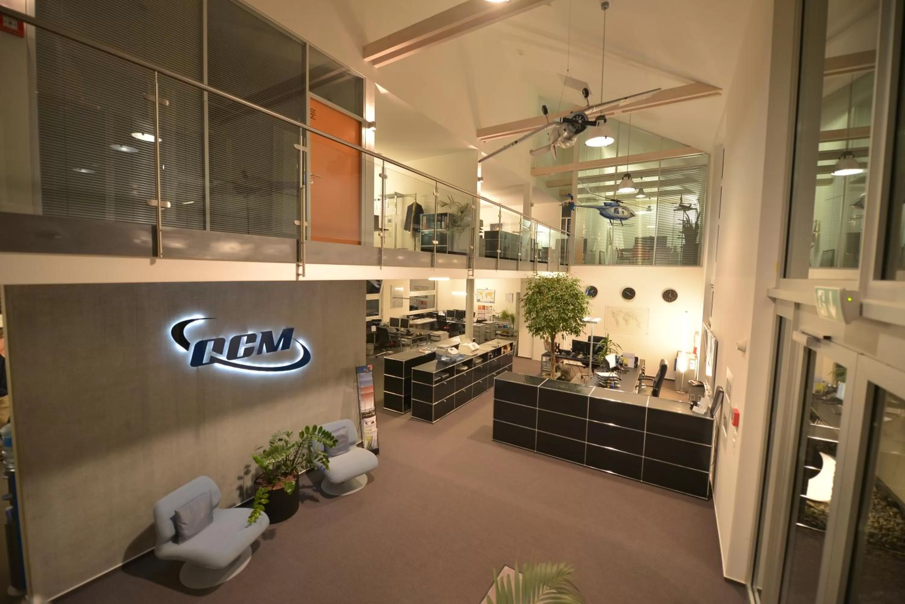 Lobby or reception in Q.C.M. Campus