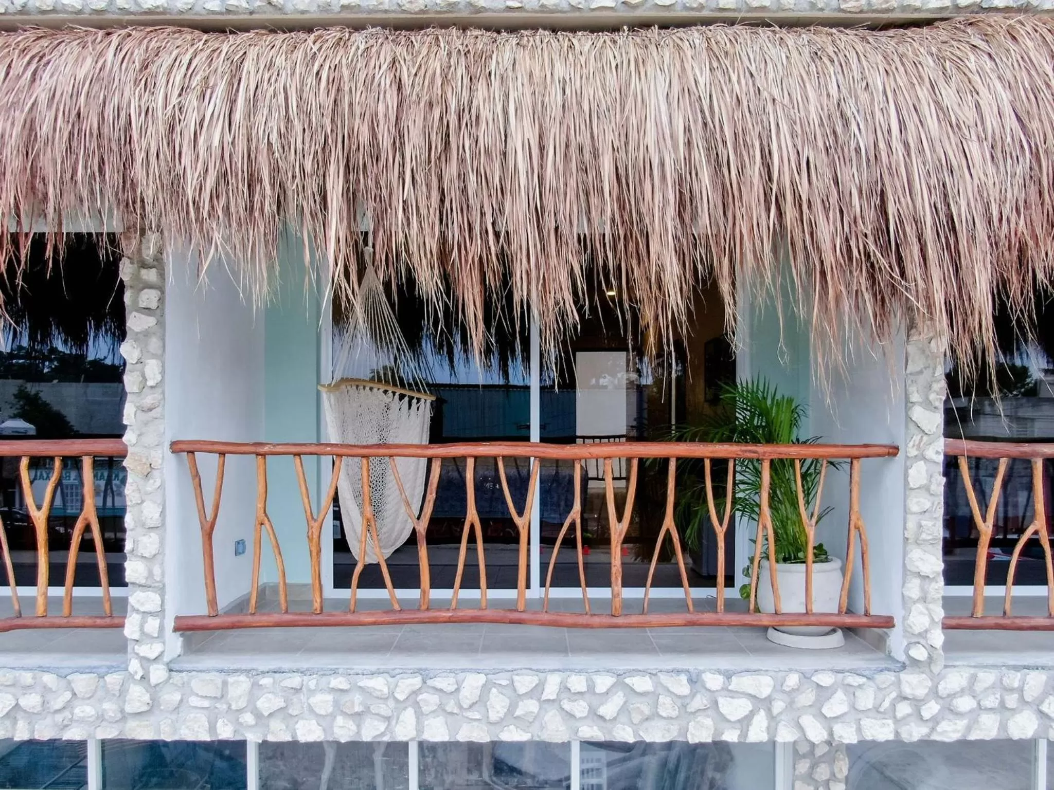 Balcony/Terrace in Caliza Tulum Hotel