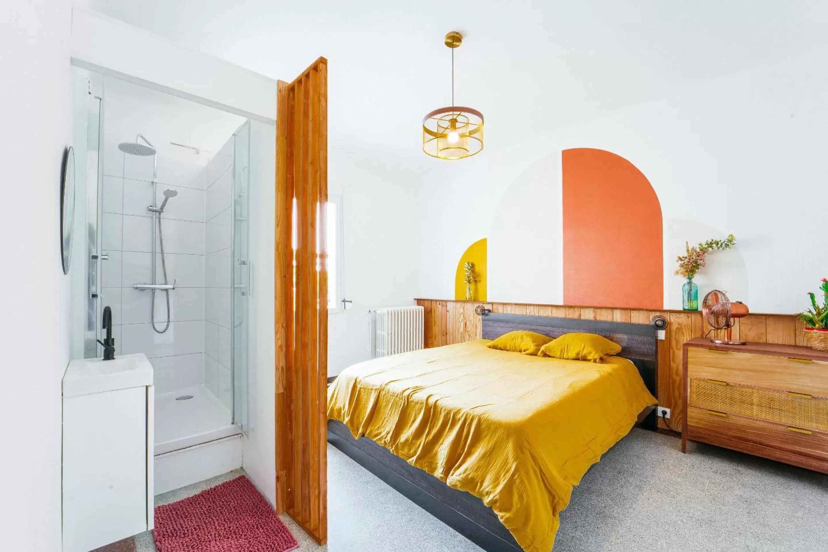 Premium Quadruple Room in La Boga Surf House Premium Quadruple Room in La Boga Surf House