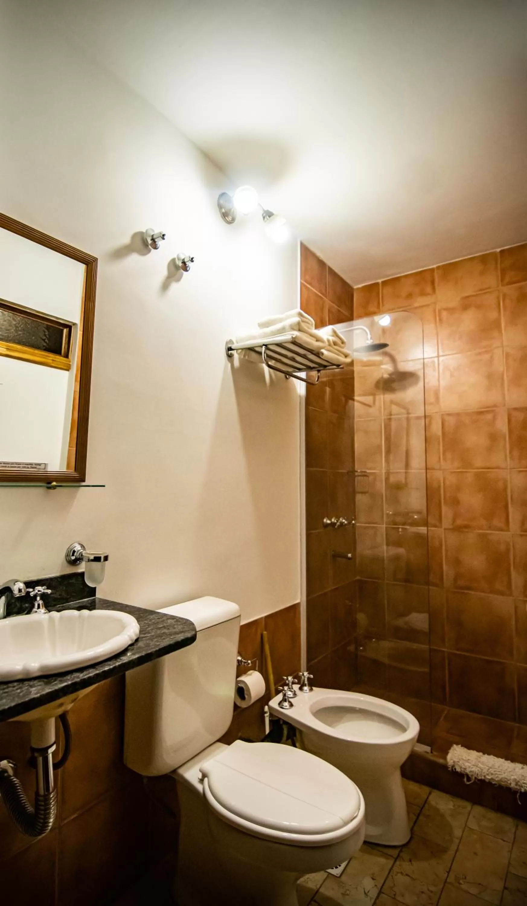 Bathroom in Las Avutardas Hosteria