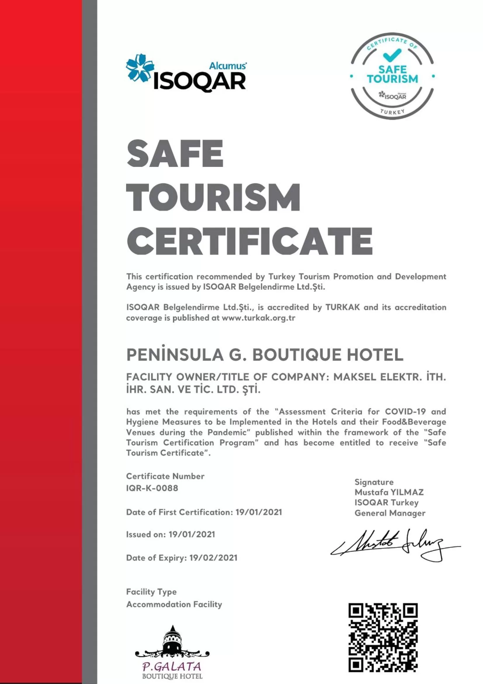 P Galata Hotel - Special Category