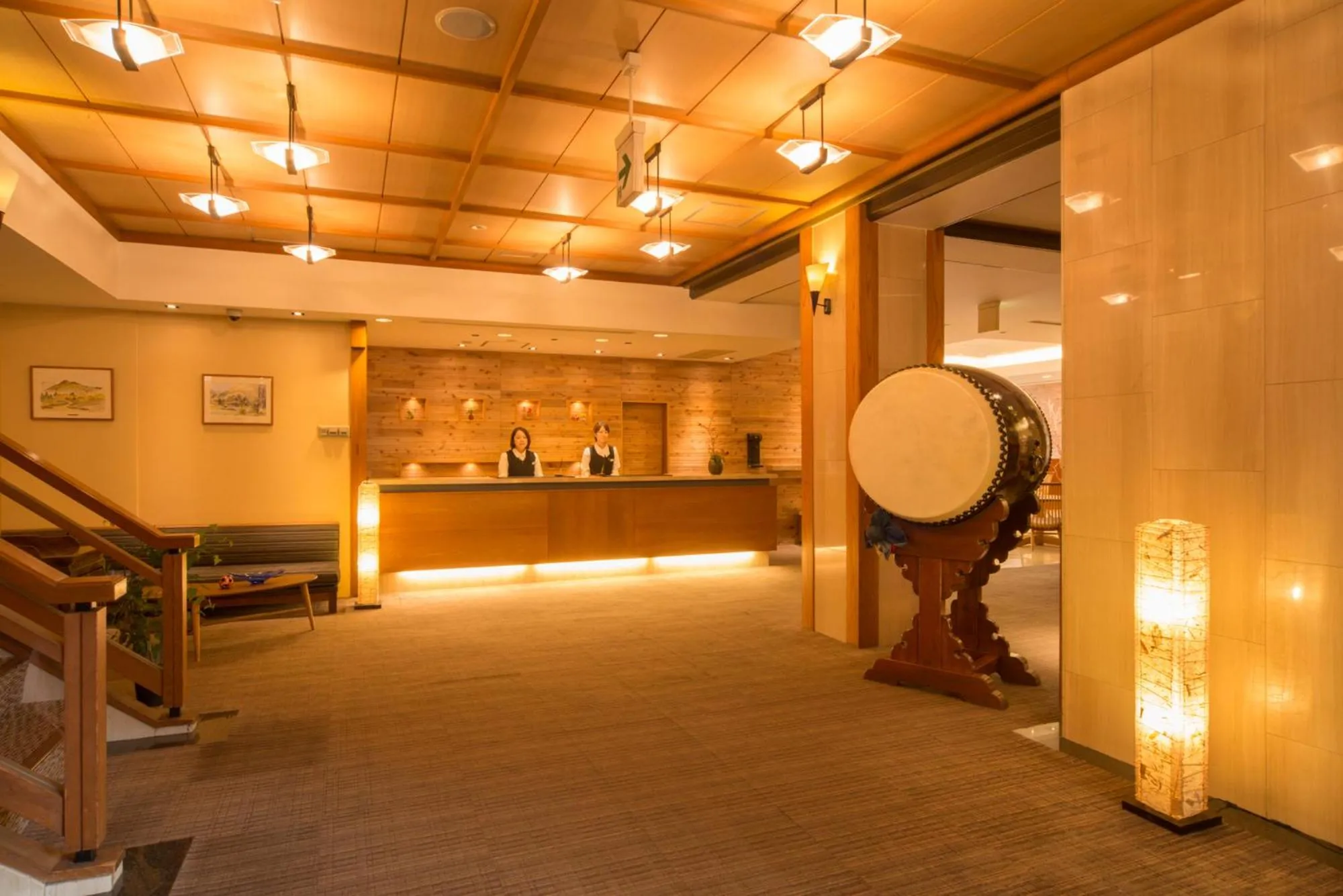 Lobby or reception in Honjin Hiranoya Annex