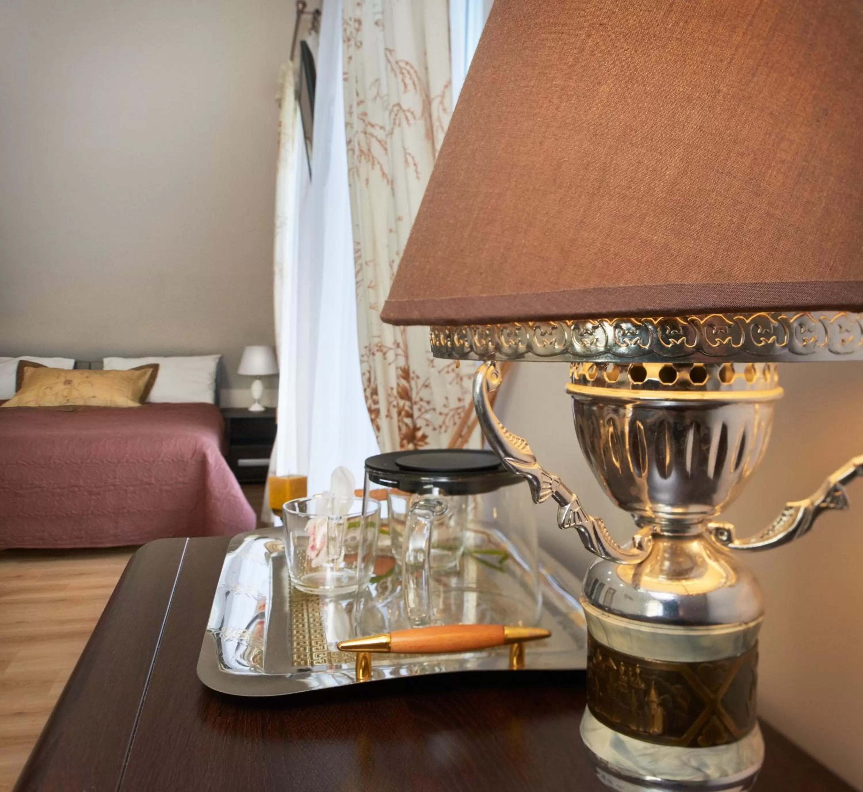 Decorative detail in "Trakaitis" apartments in Villa