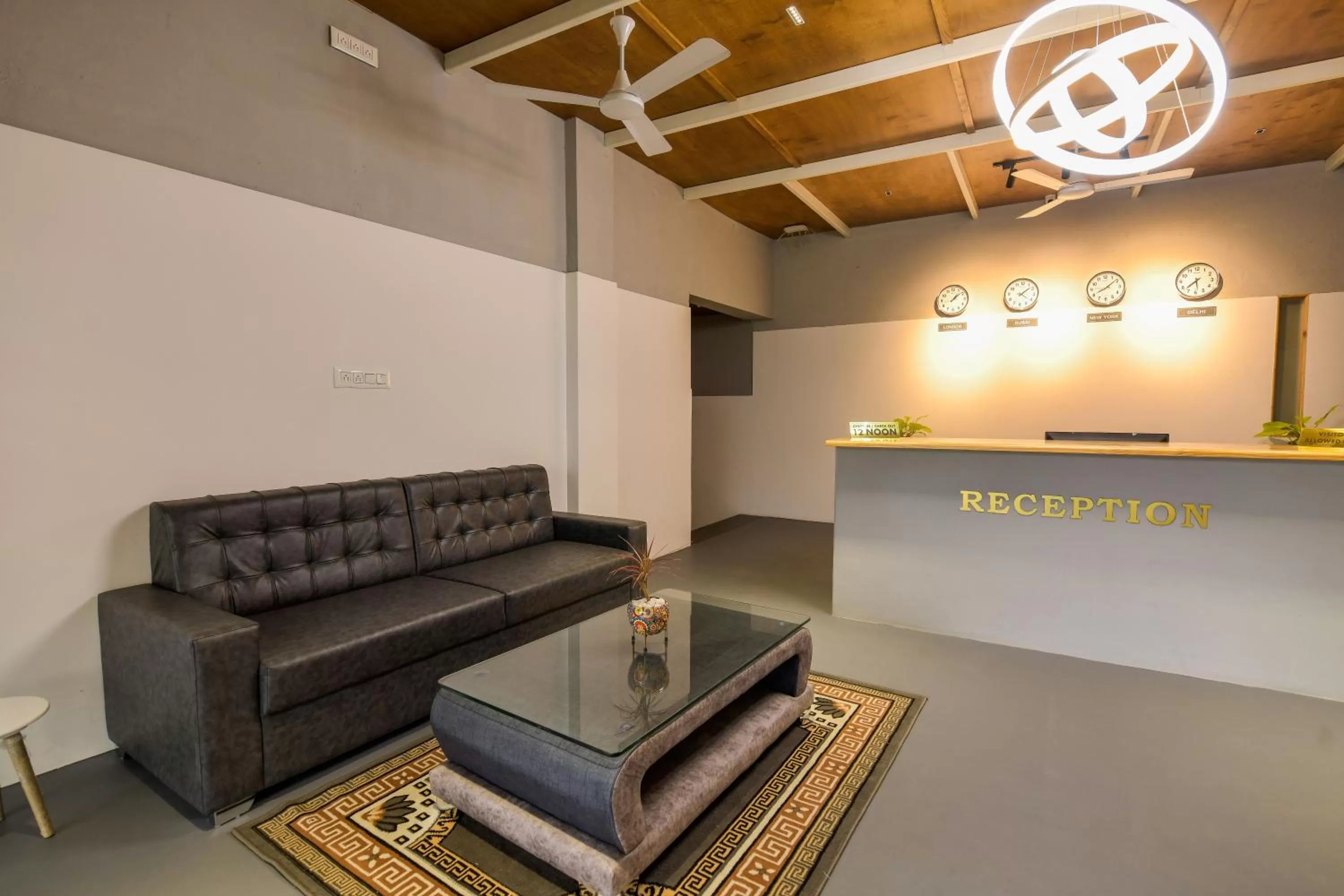 Lobby or reception in Shine Residency