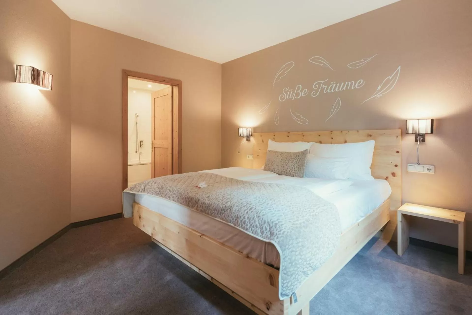 Bedroom, Bed in Hotel Schlafgut