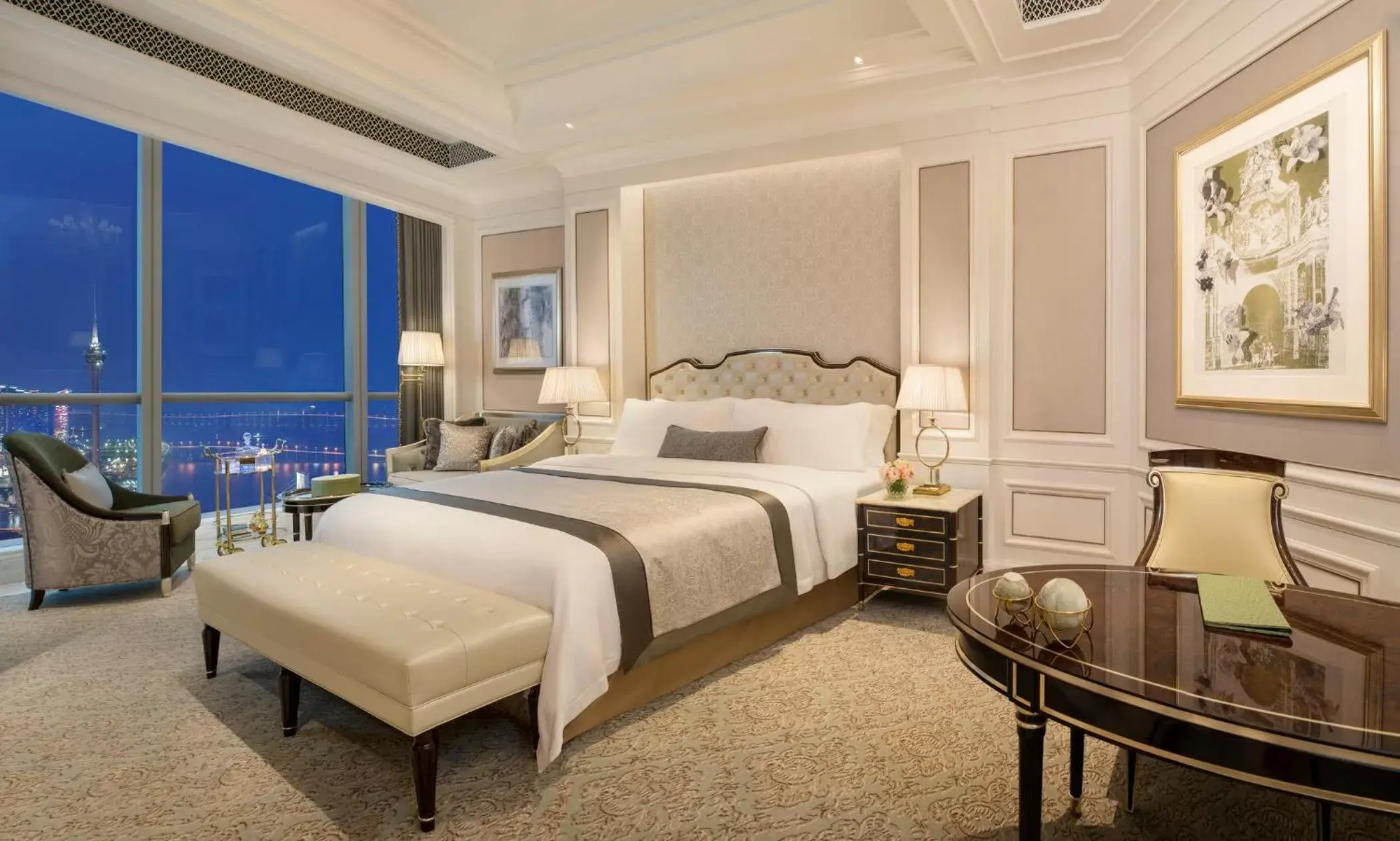 Greater Bay Ocean View, Guest room, 1 King, Ocean view in The St. Regis Zhuhai Greater Bay Ocean View, Guest room, 1 King, Ocean view in The St. Regis Zhuhai