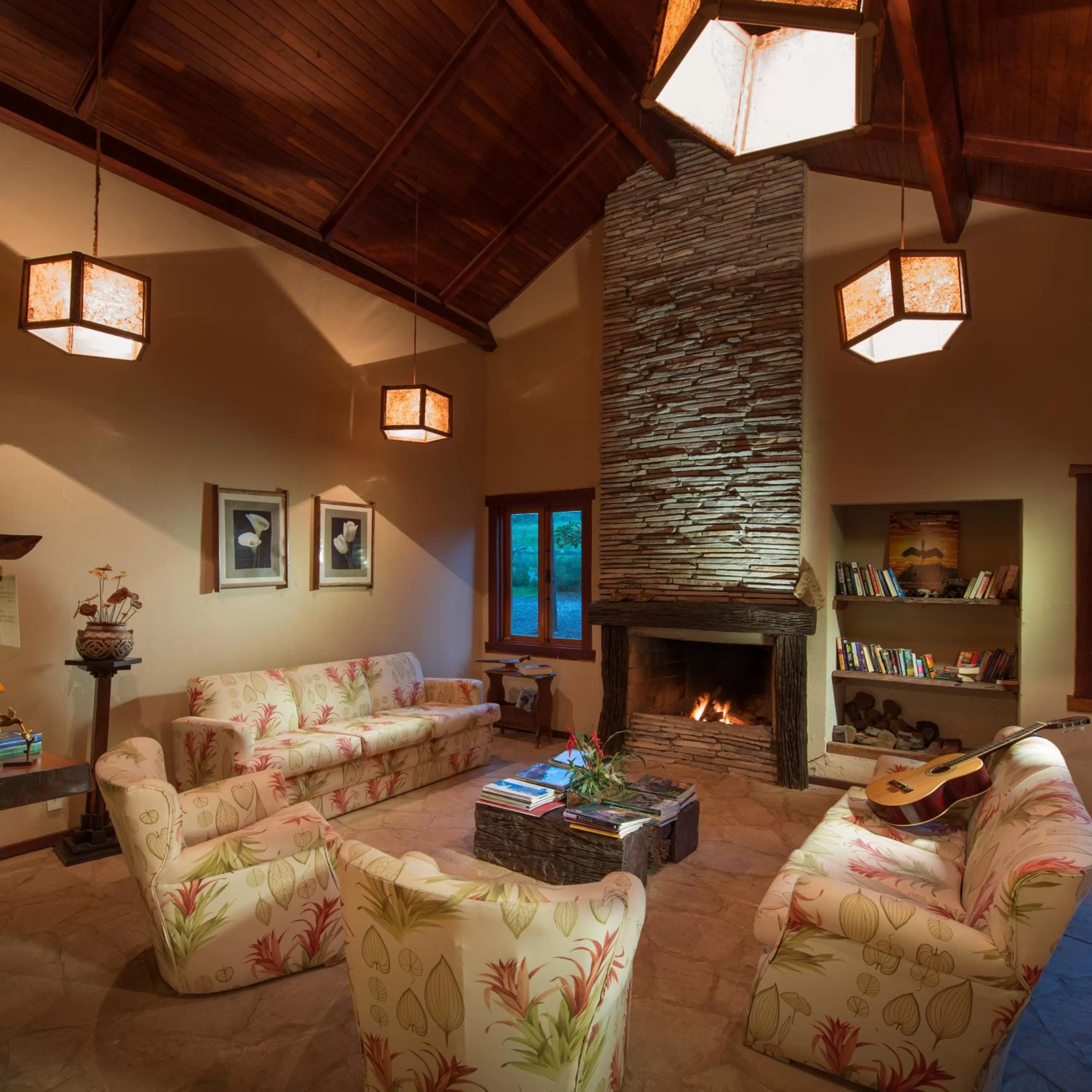 Seating area in Pousada do Parque