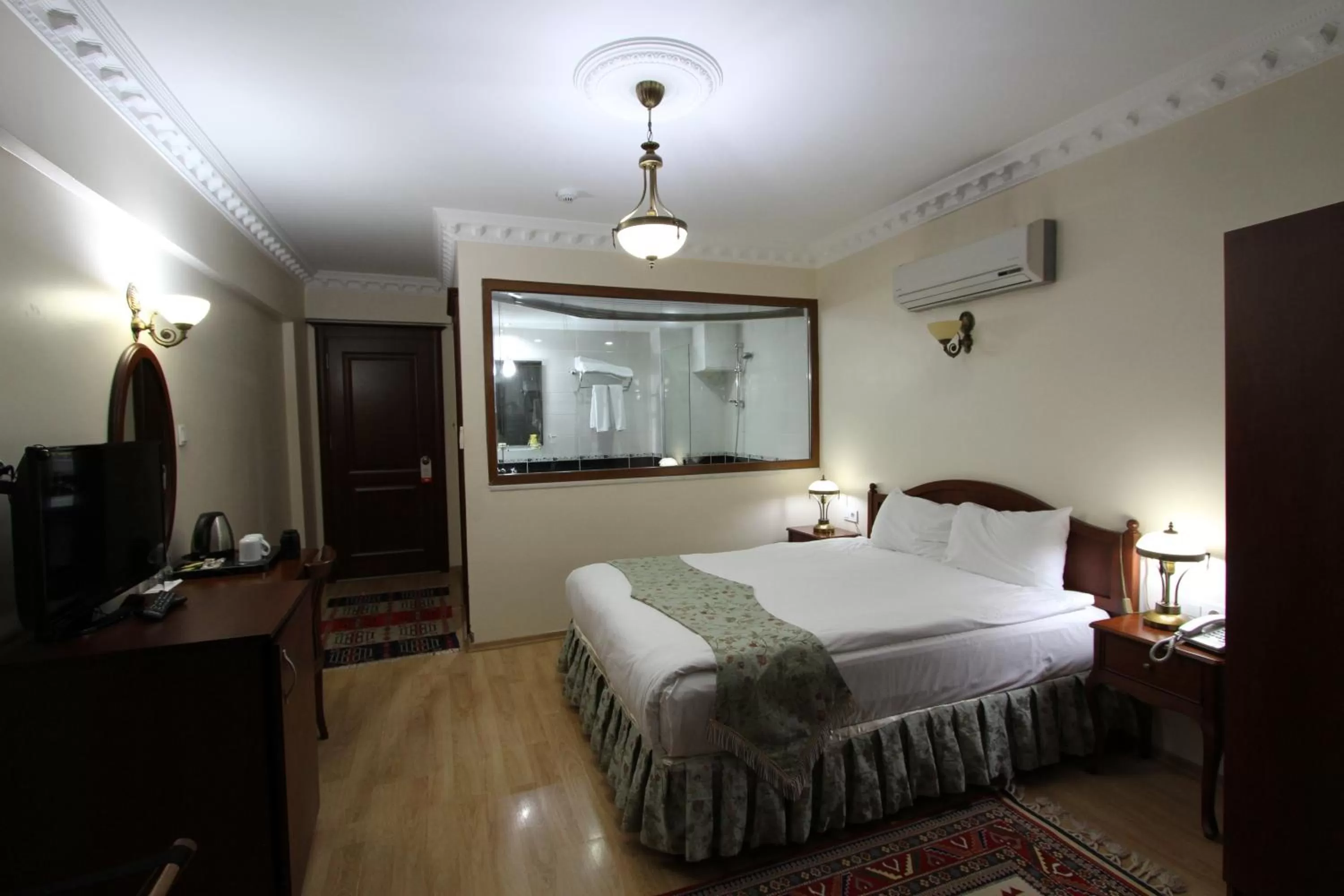 Bed in Basileus Hotel