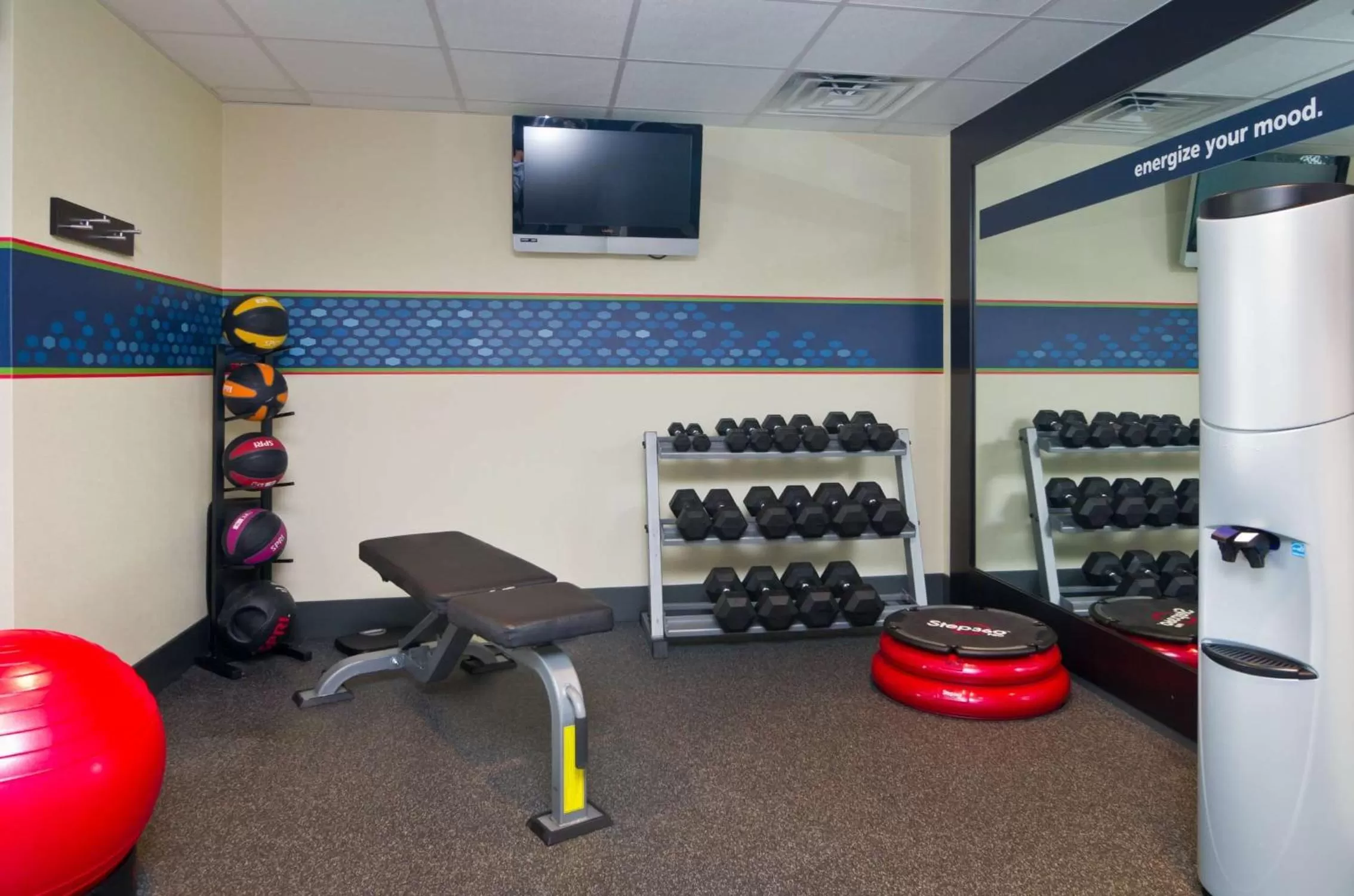 Fitness centre/facilities in Hampton Inn Wooster