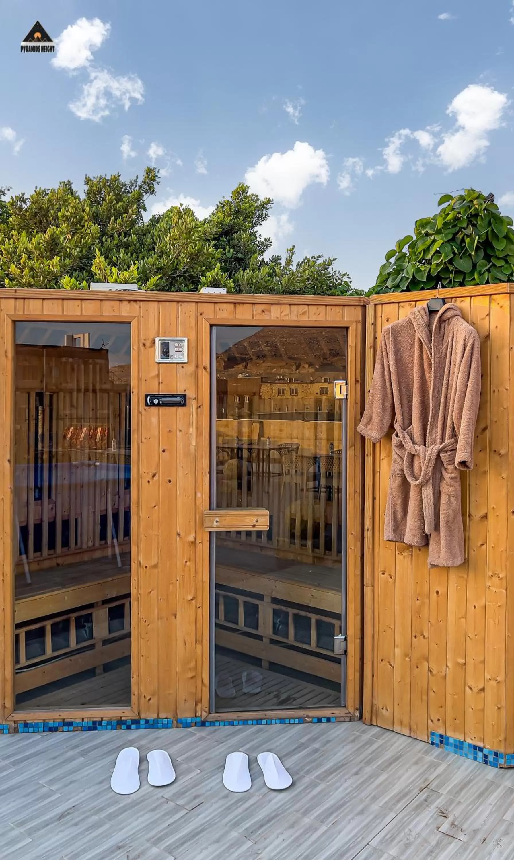 Sauna in Pyramids Height Hotel & Pyramids Master Scene Rooftop