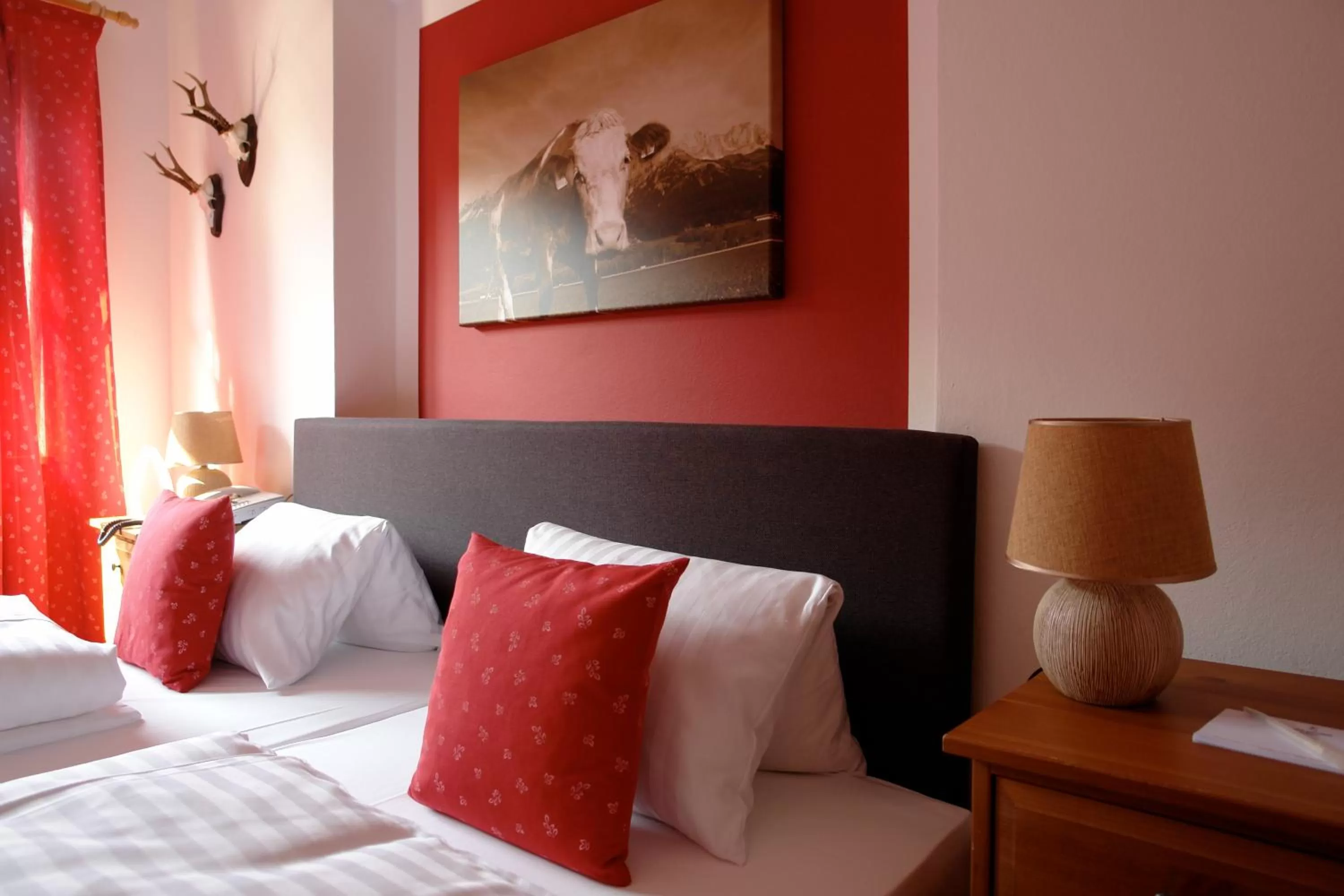 Bed in Hotel Gamshof