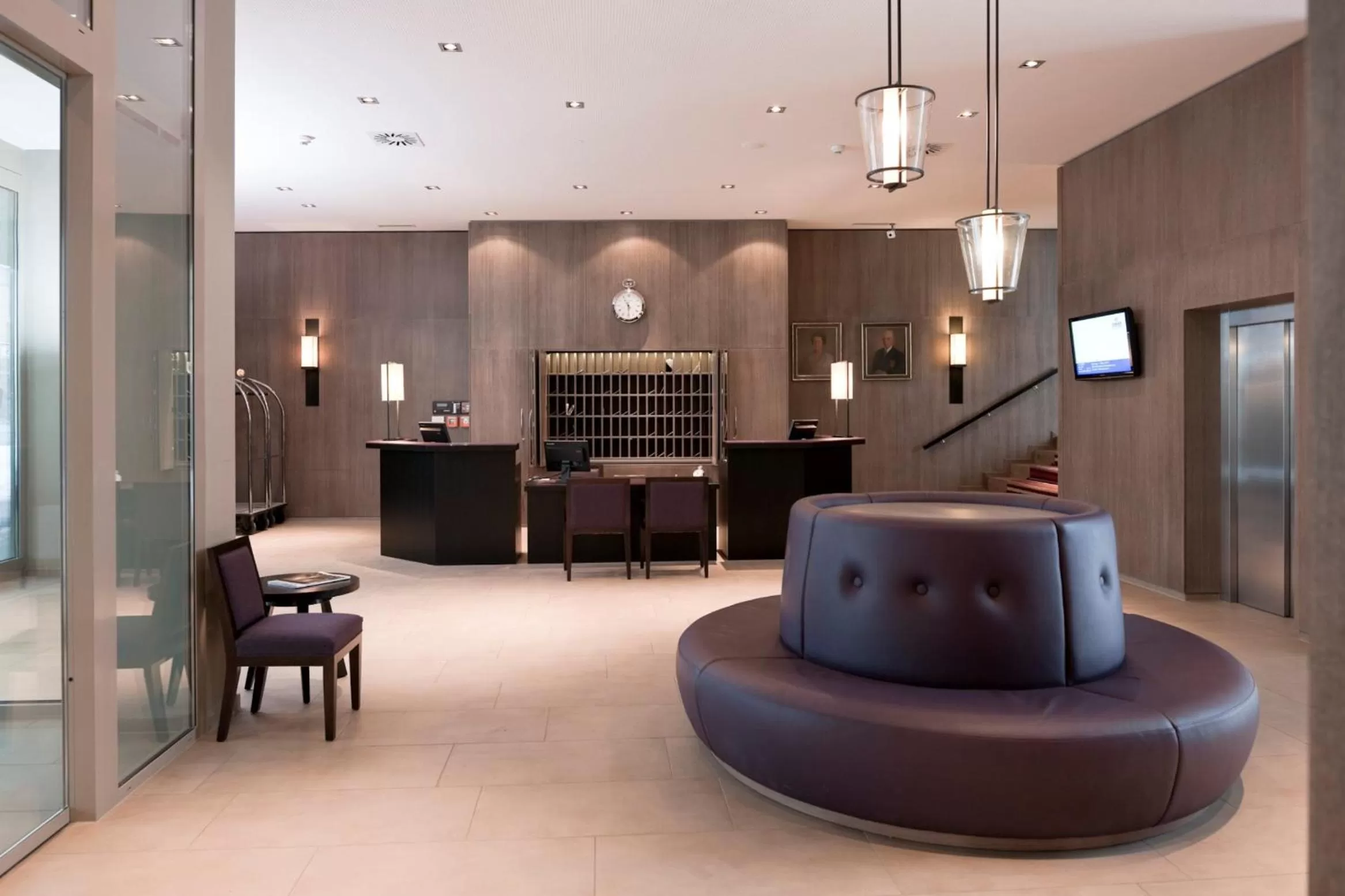 Lobby or reception in Morosani Schweizerhof