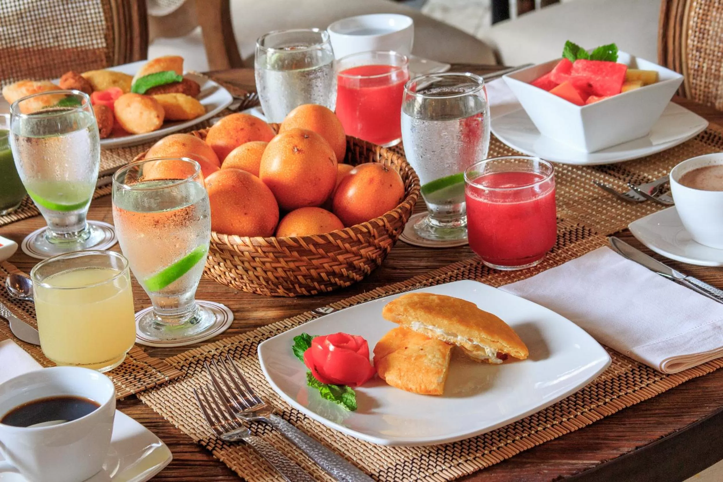 Food and drinks in Hotel Boutique Casa del Coliseo