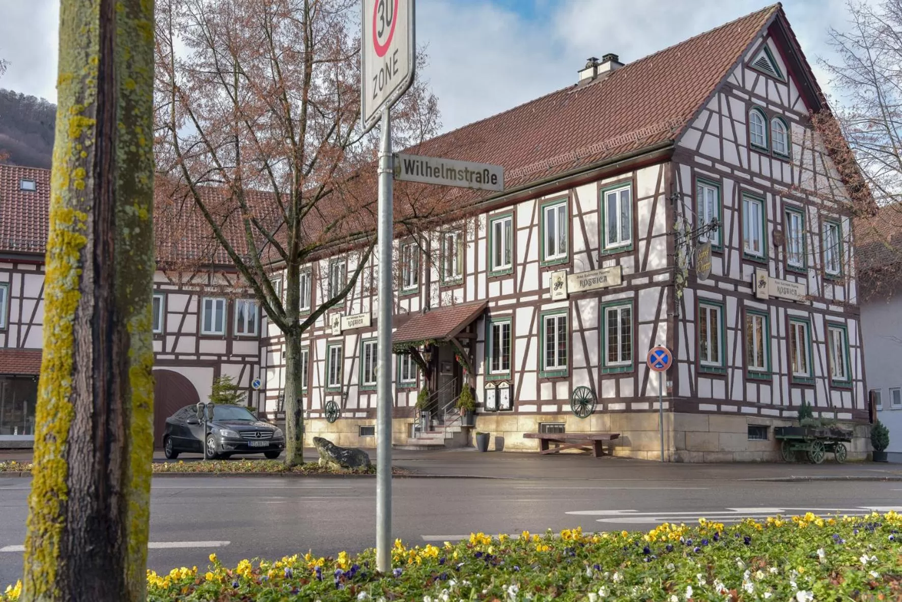 Property Building in Hotel Ristorante Rostica