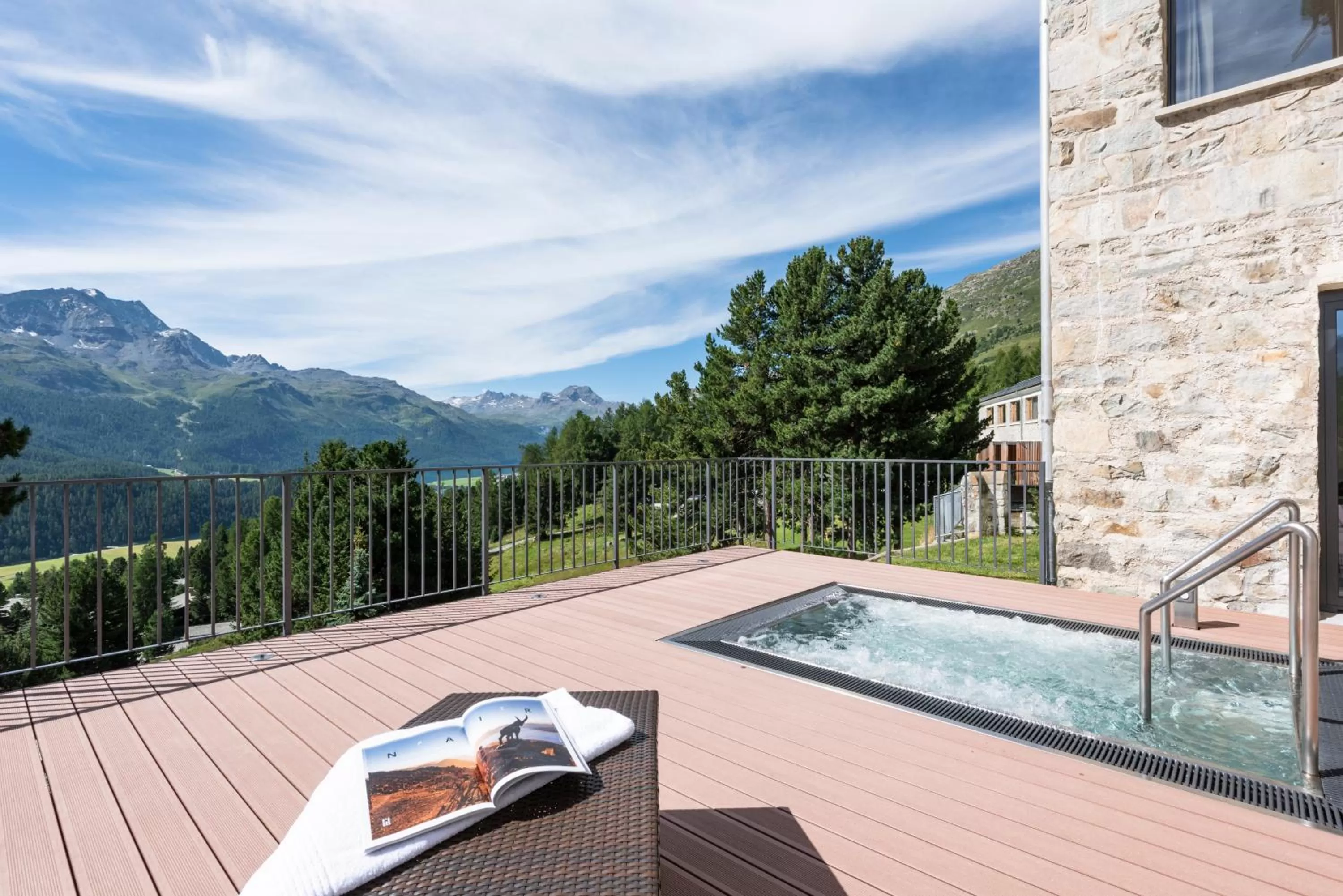 Hot Tub in Randolins Familienresort