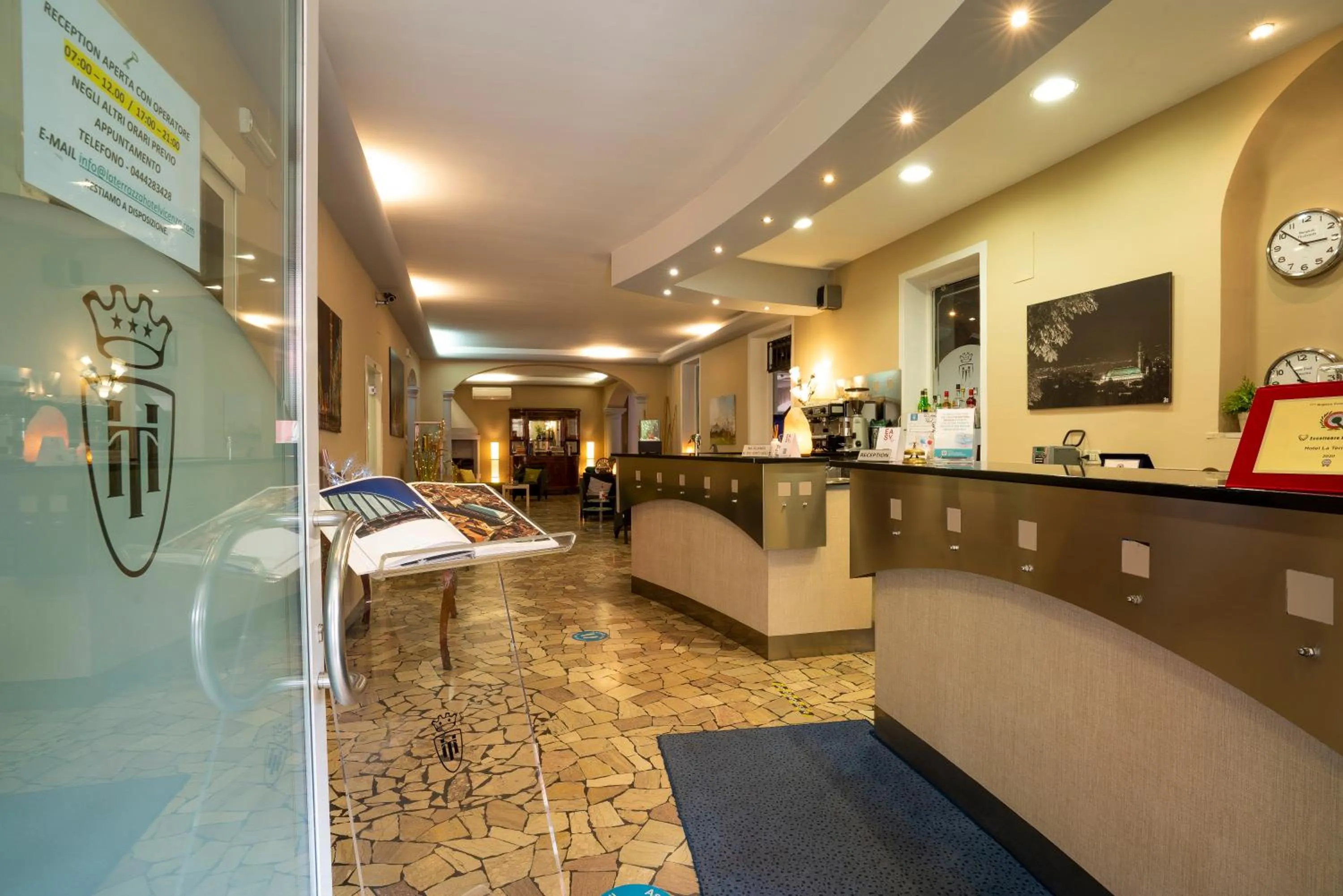 Lobby or reception in Hotel La Terrazza