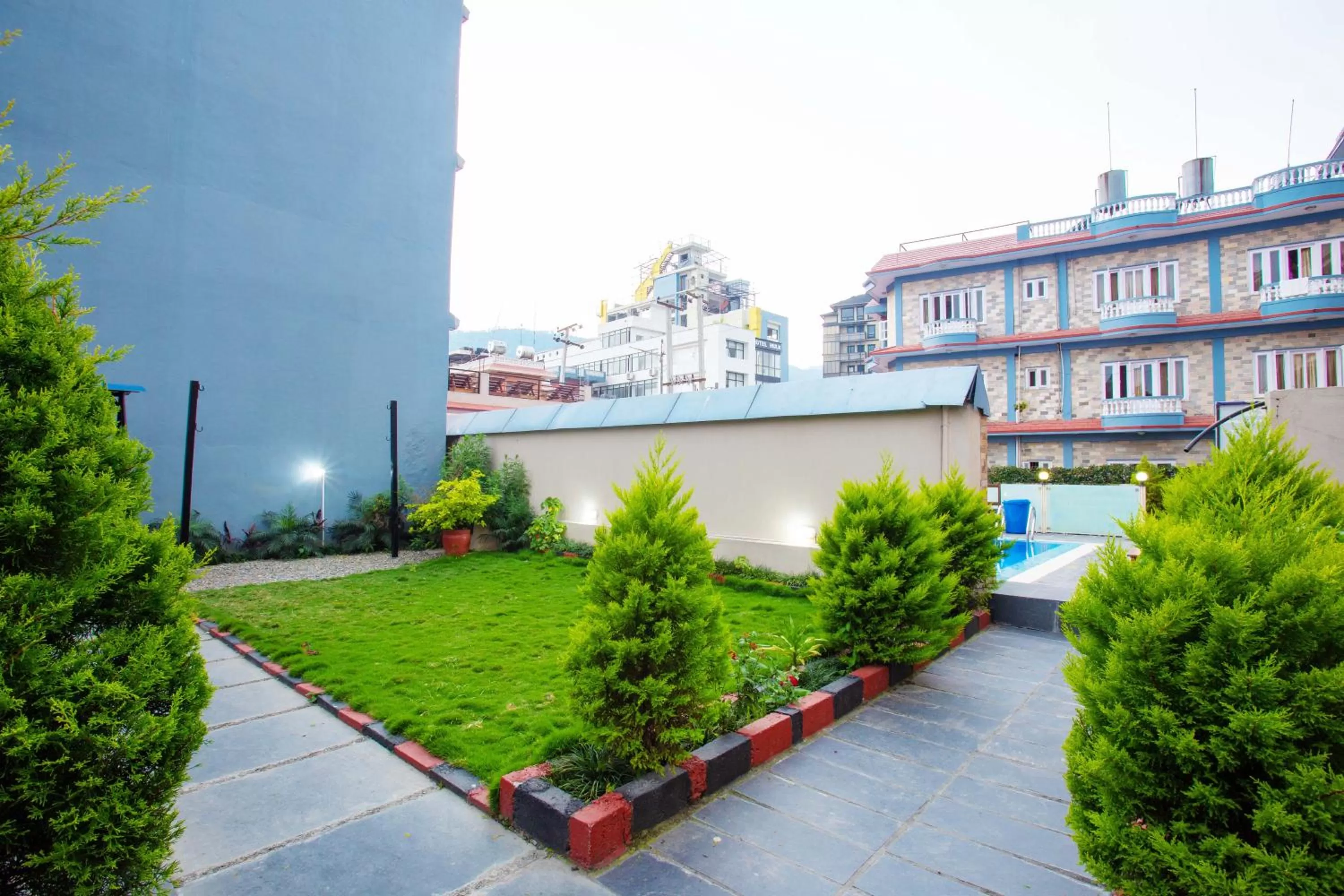 Garden in Hotel Iceland