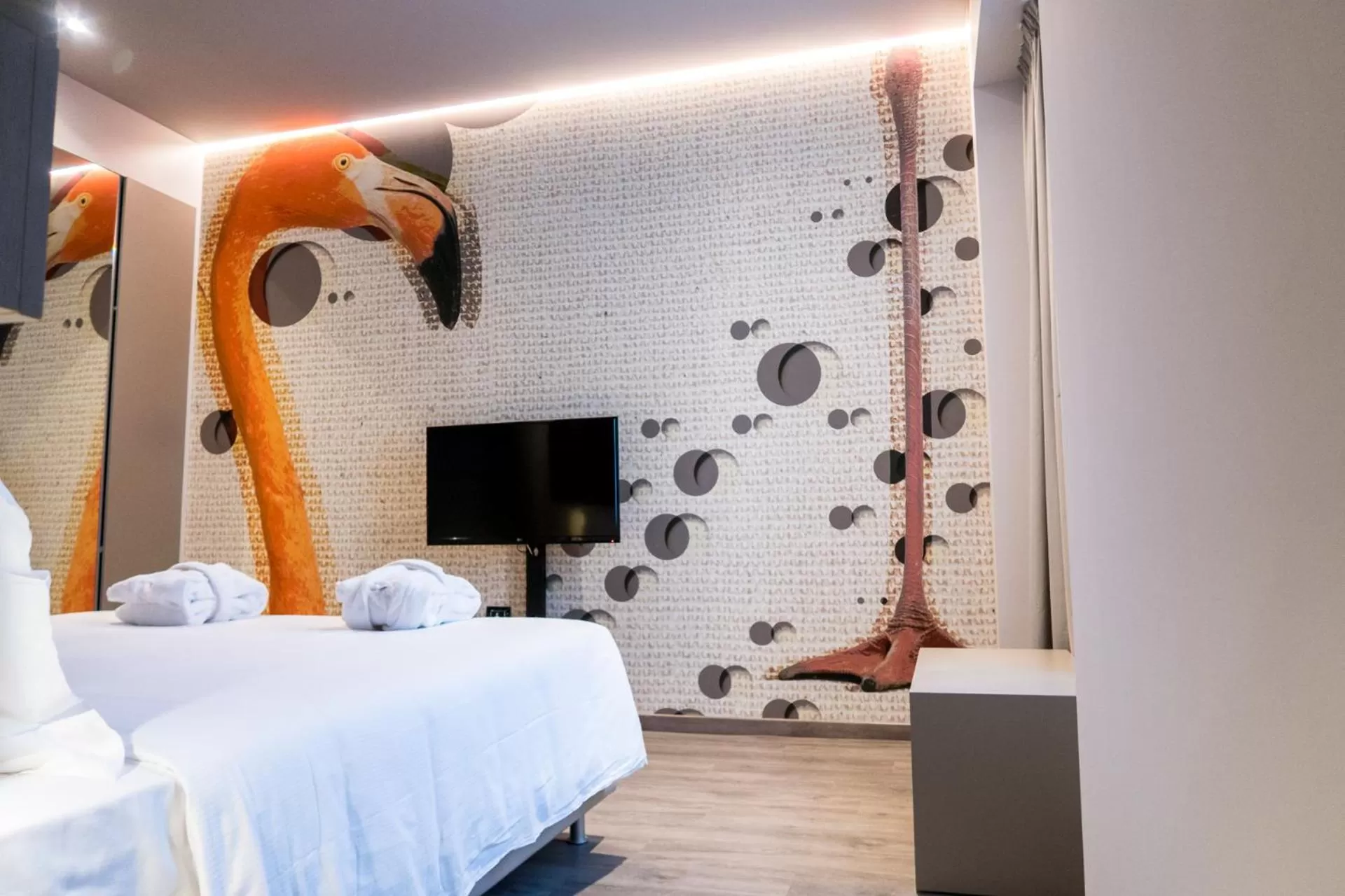 Bed in Hotel San Giovanni Roma