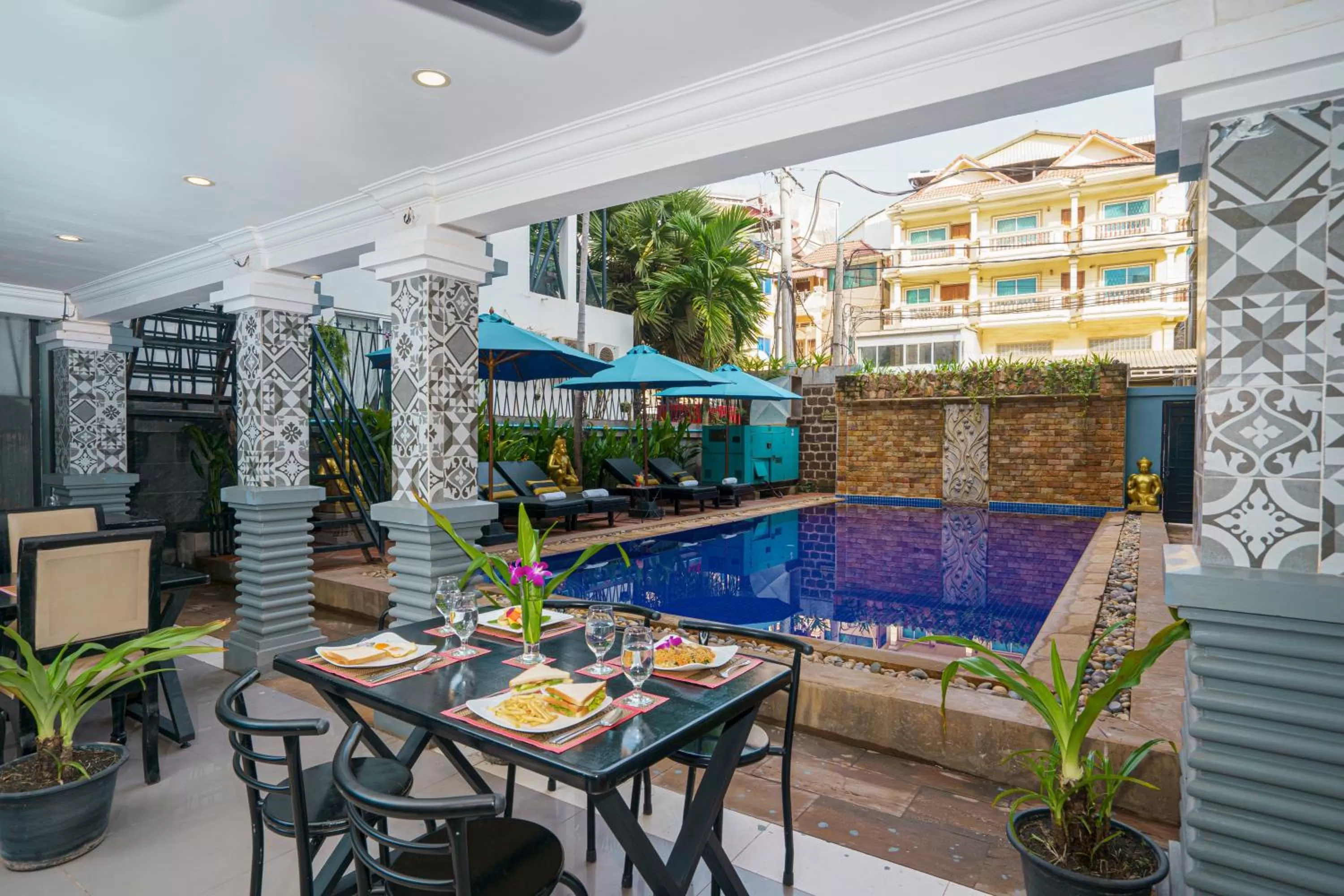 Swimming pool in The Rabbit Hole Hotel & SPA