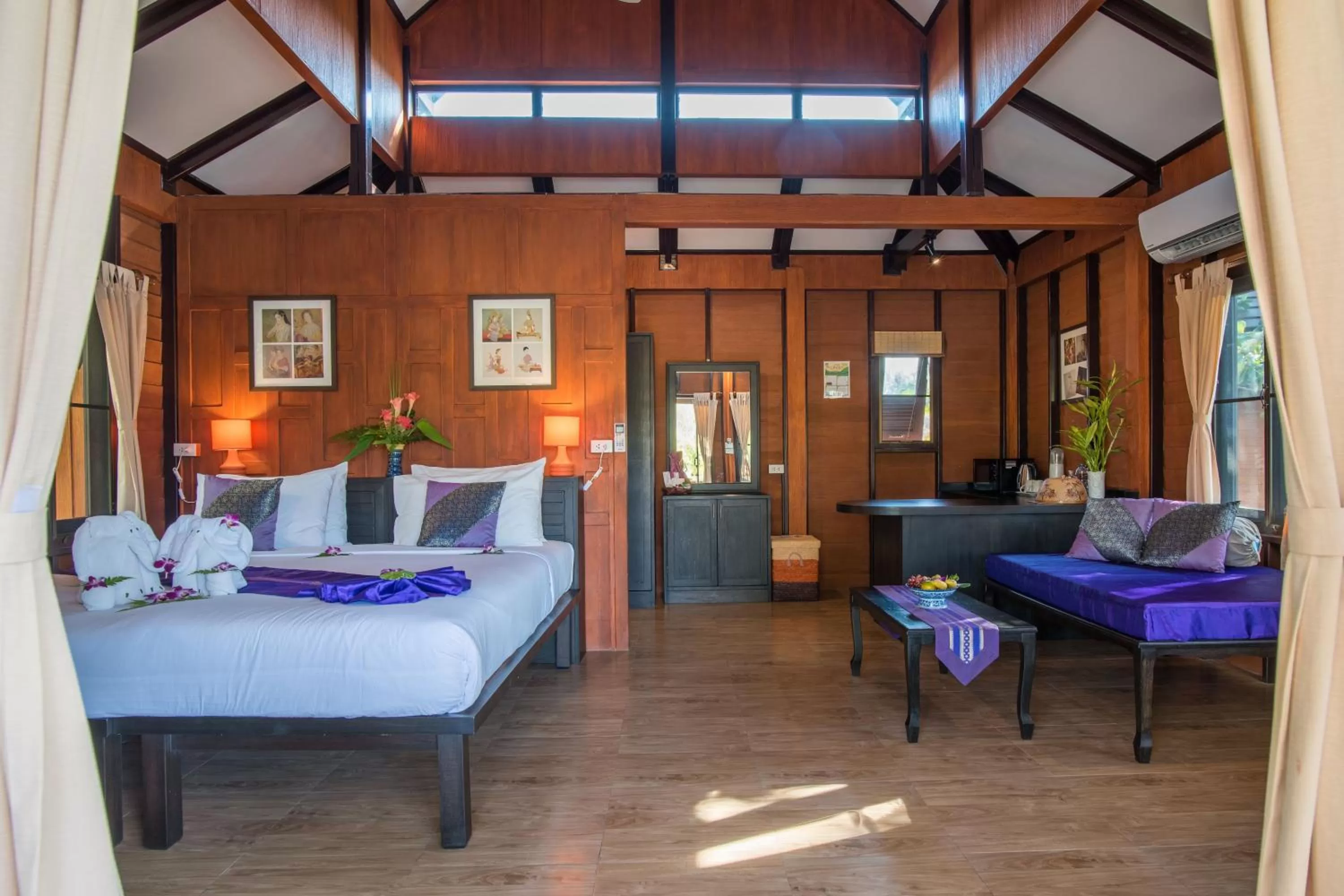 Bed in ThaiLife Wellness & Meditation Resort- SHA Plus