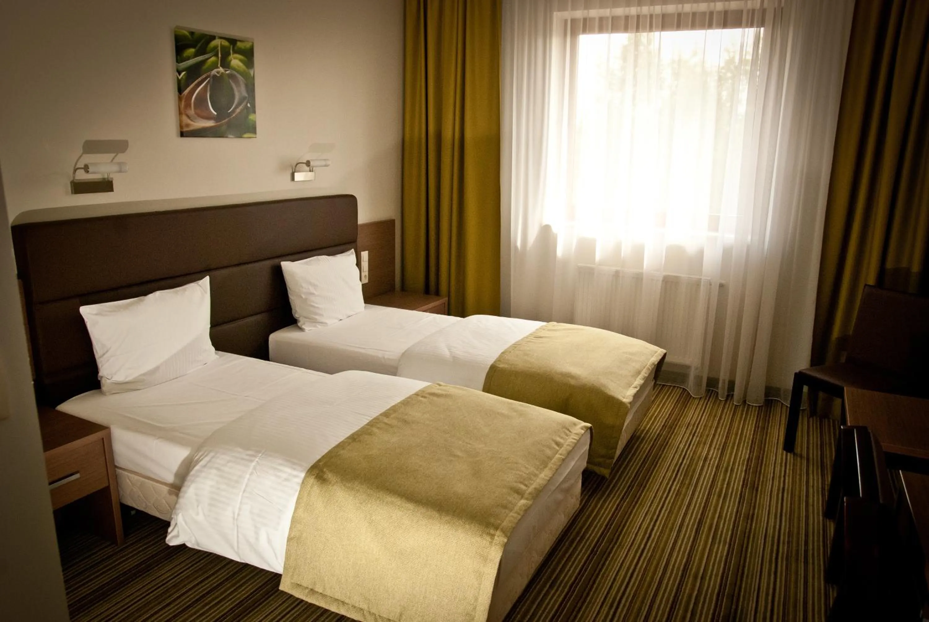 Bed in Hotel Pod Dębem