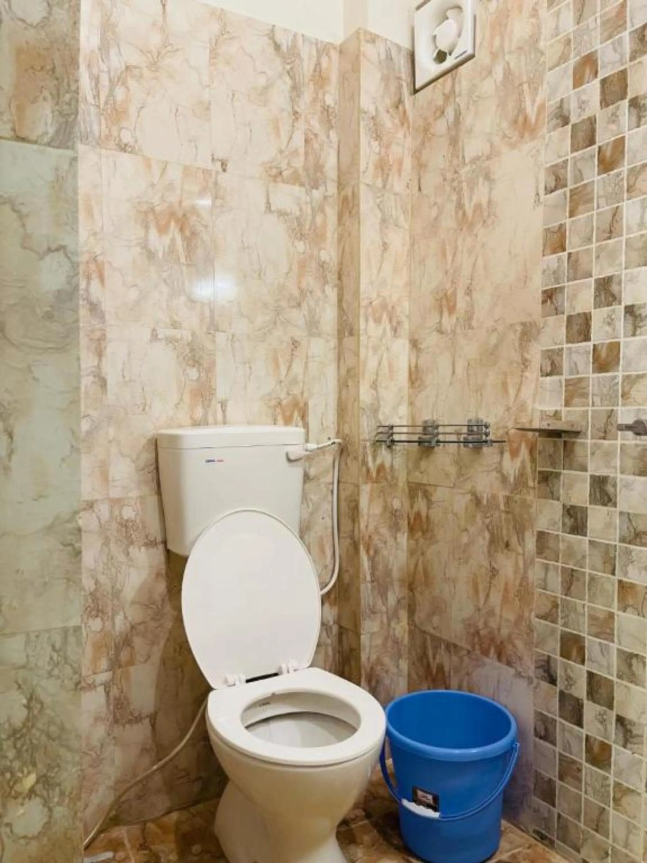 Shower, Bathroom in Goroomgo Assi River Guest House Varanasi