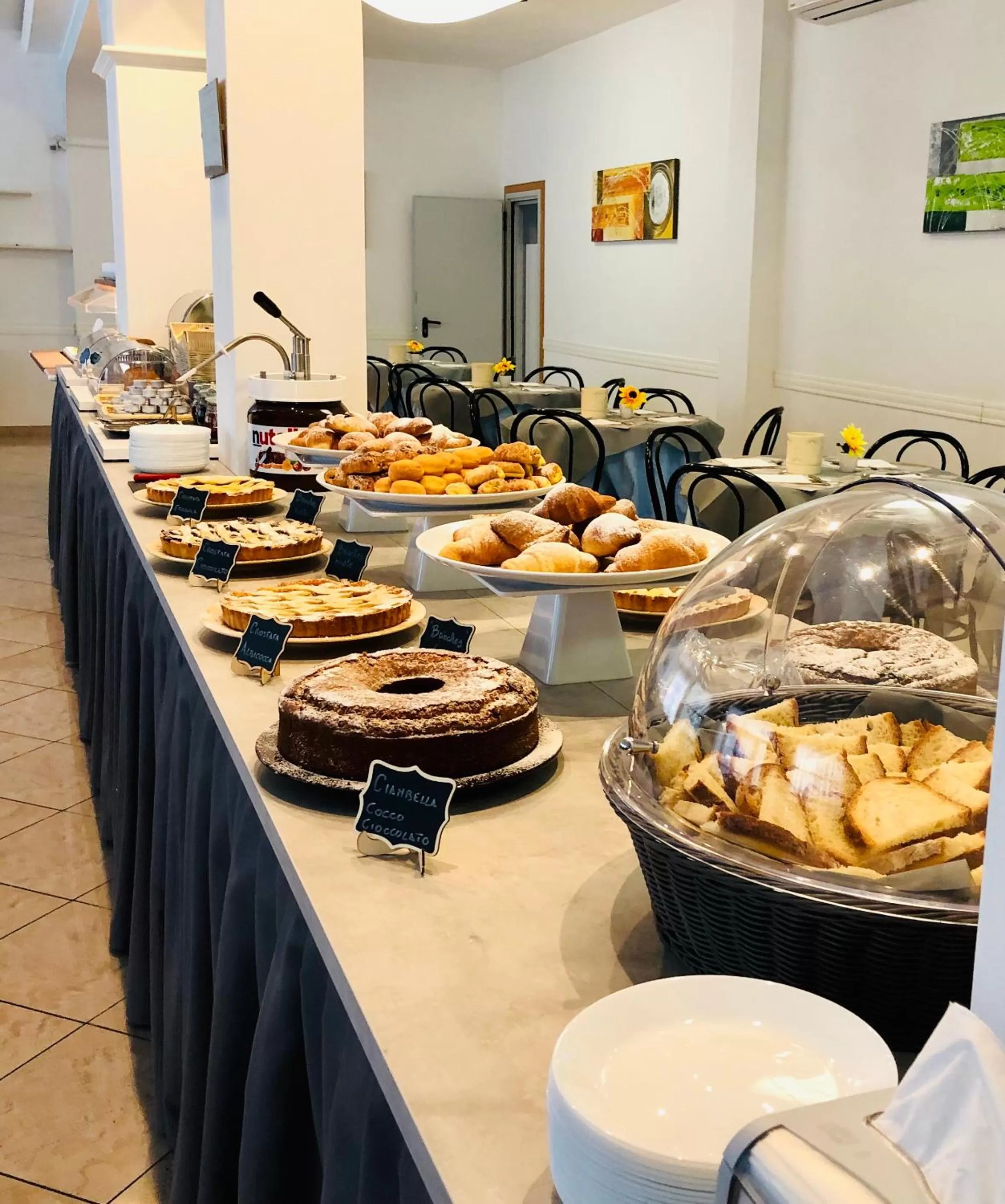 Food and drinks in Hotel Niagara Riccione