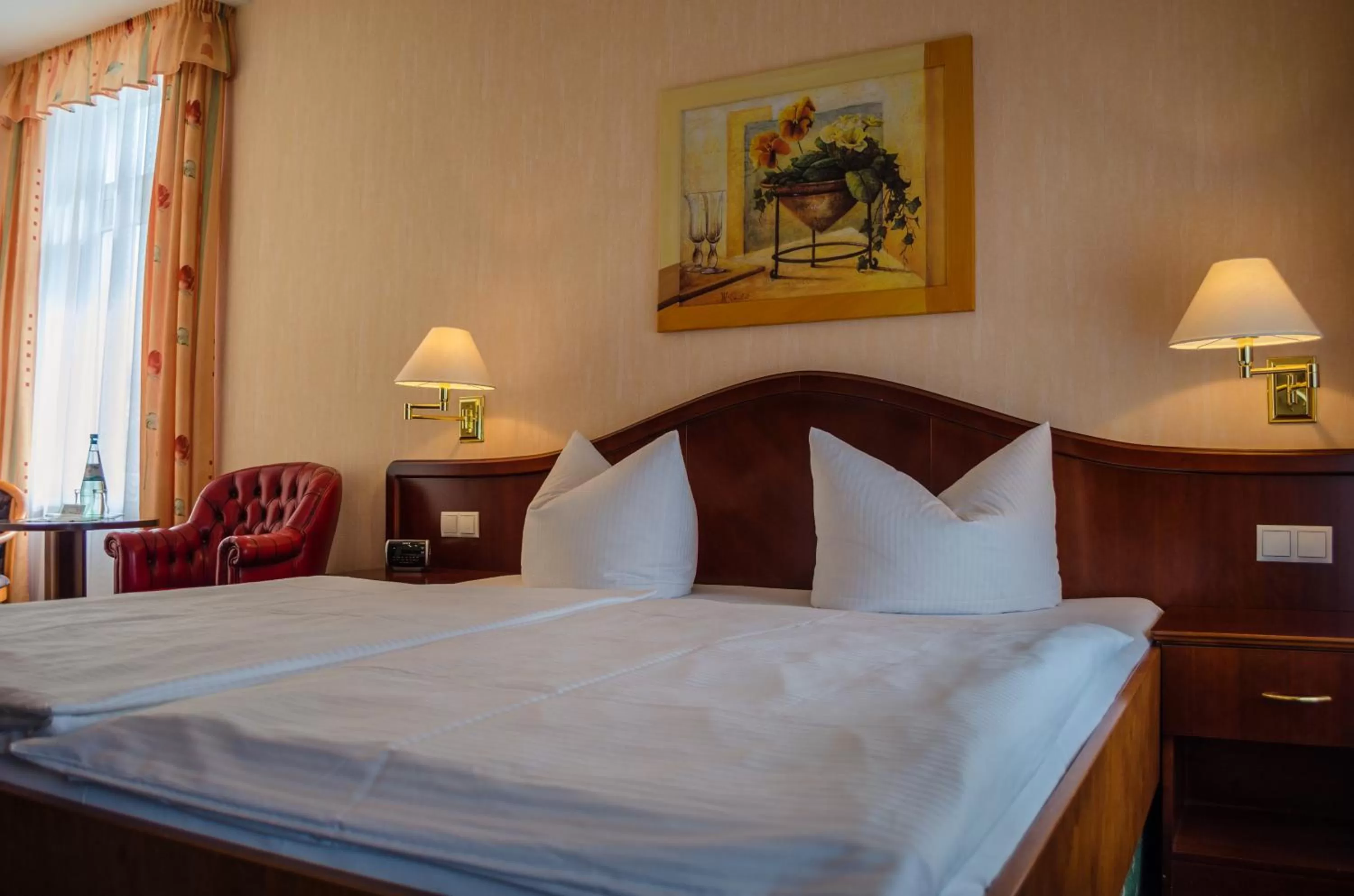 Photo of the whole room, Bed in Hotel Meereswelle - Anno 1875